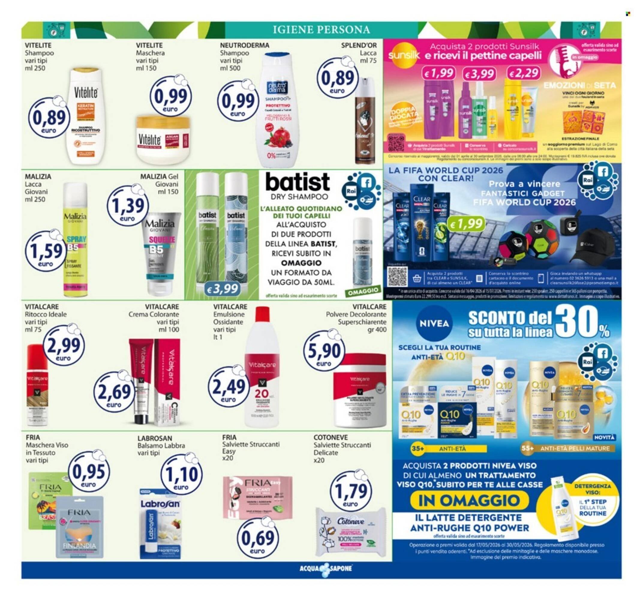 Volantino Acqua &amp; Sapone (2026-05-18 - 2026-05-31)