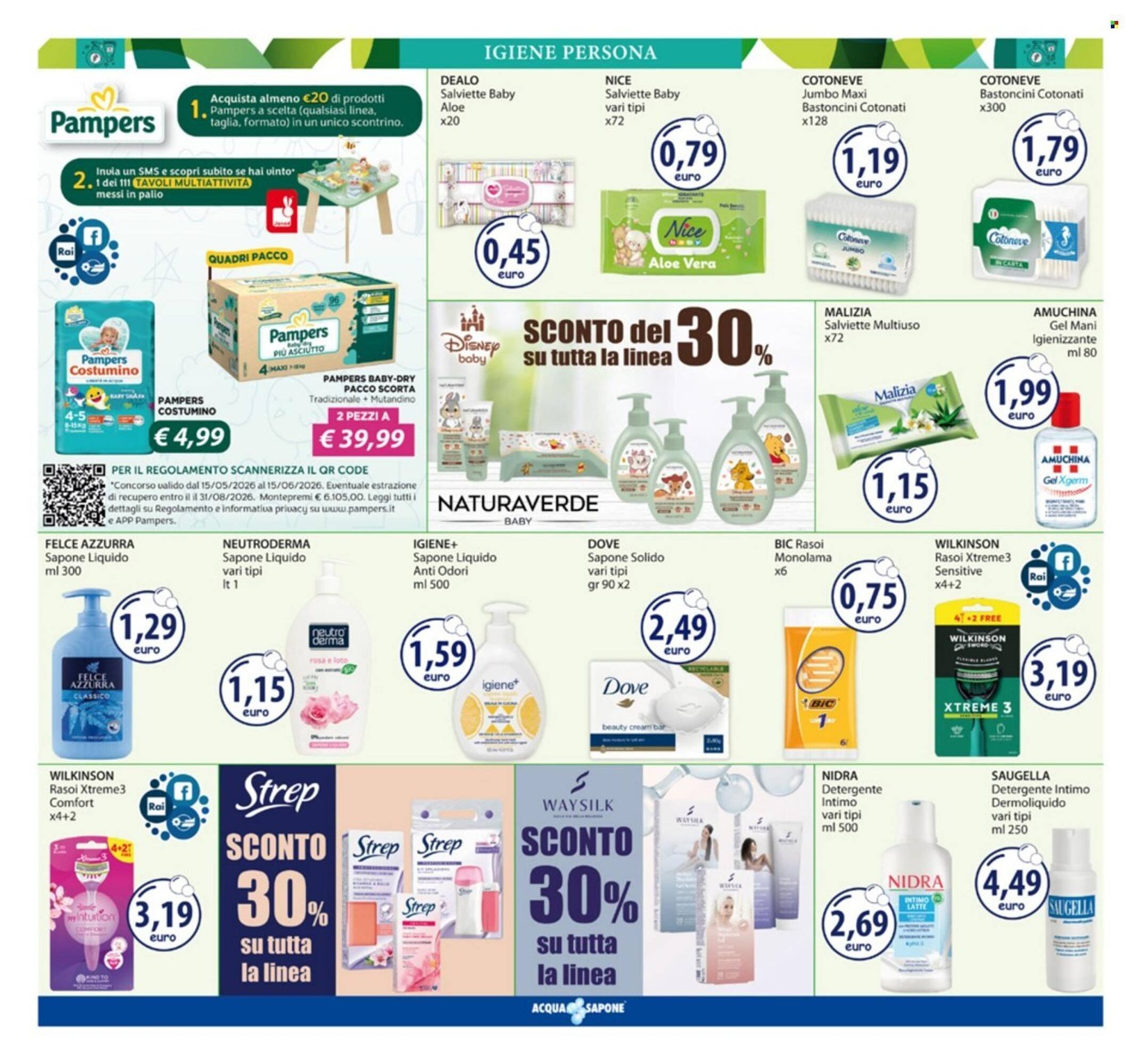 Volantino Acqua &amp; Sapone (2026-05-18 - 2026-05-31)