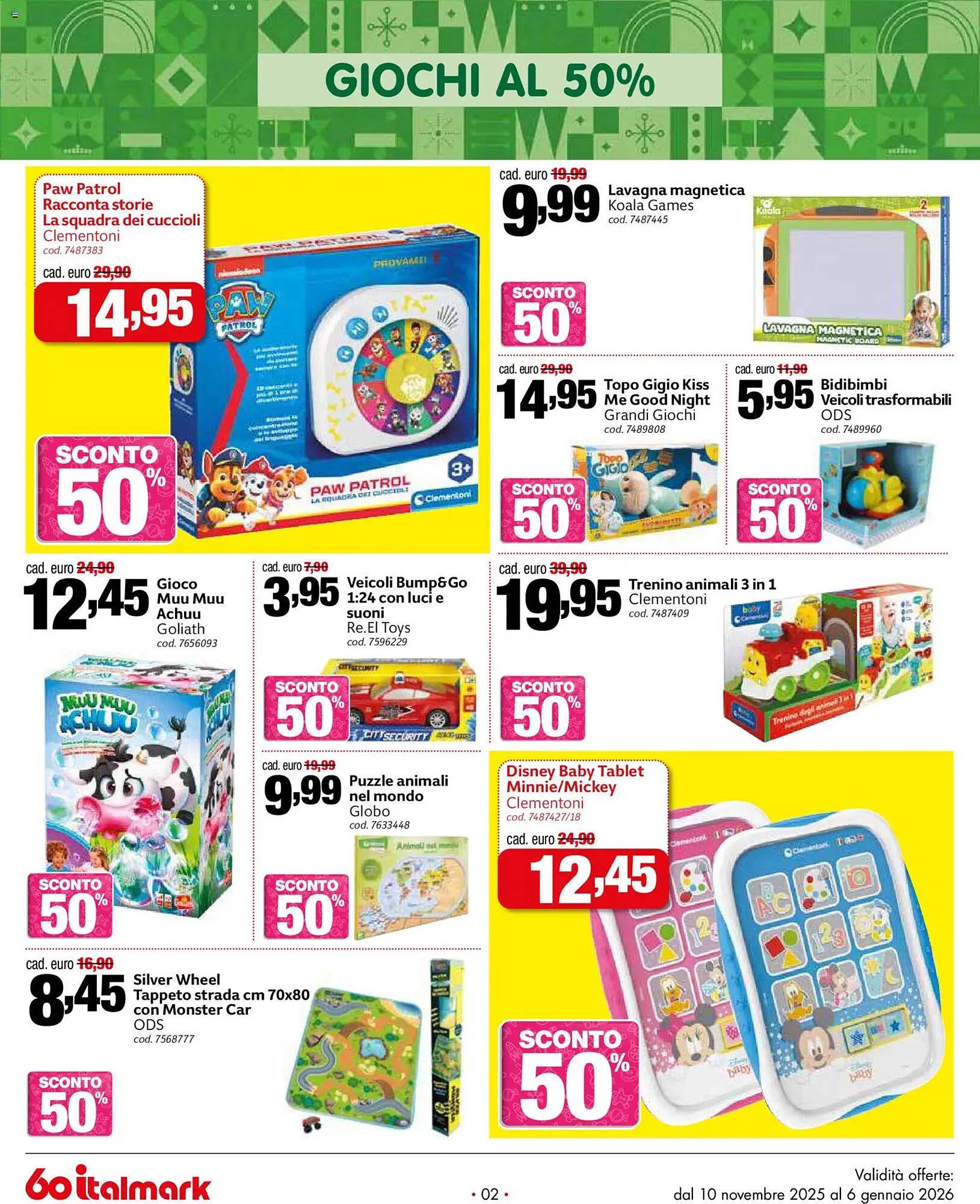 Volantino Italmark (2025-11-10 - 2026-01-06)