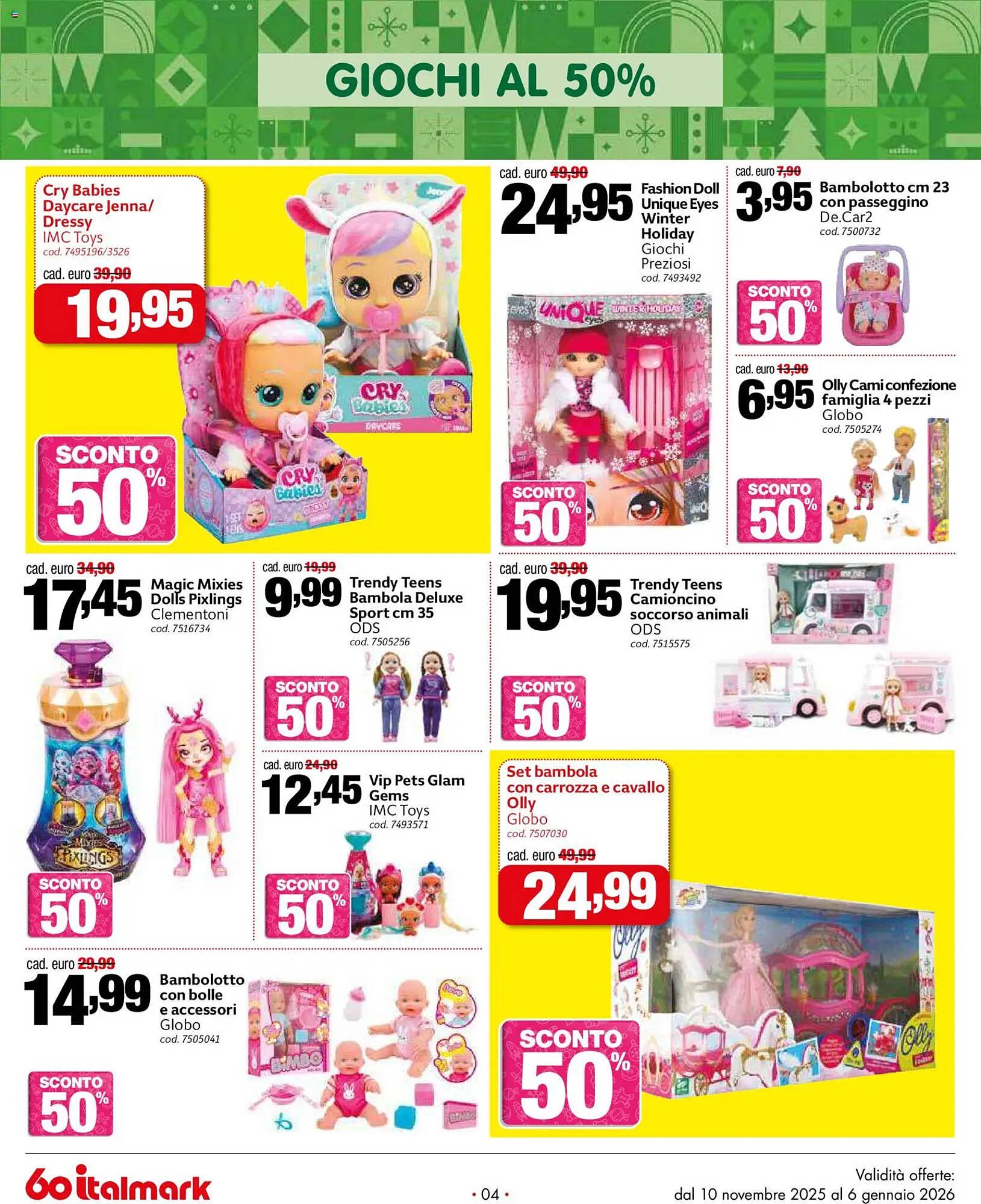 Volantino Italmark (2025-11-10 - 2026-01-06)