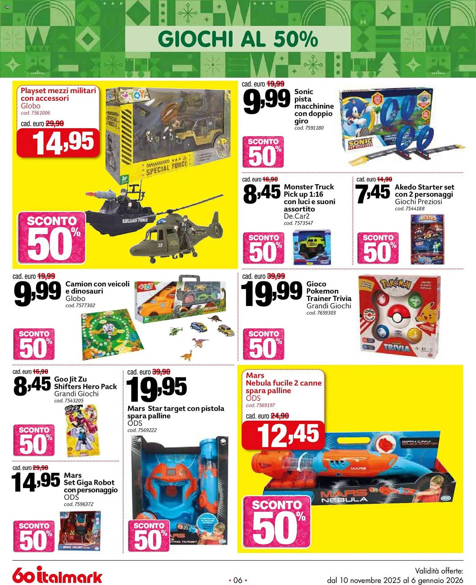 Volantino Italmark (2025-11-10 - 2026-01-06)