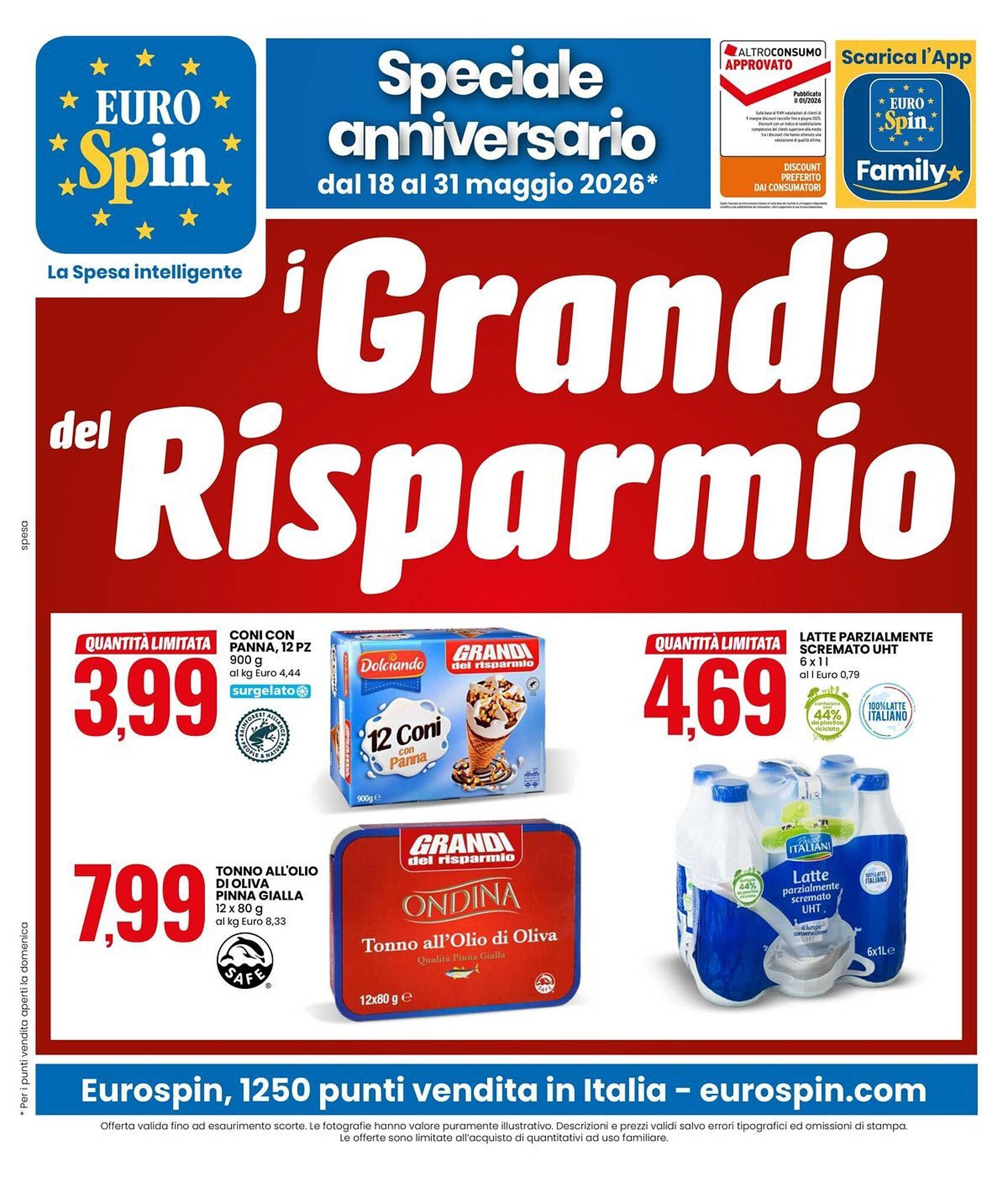 Volantino Eurospin (2026-05-18 - 2026-05-31)