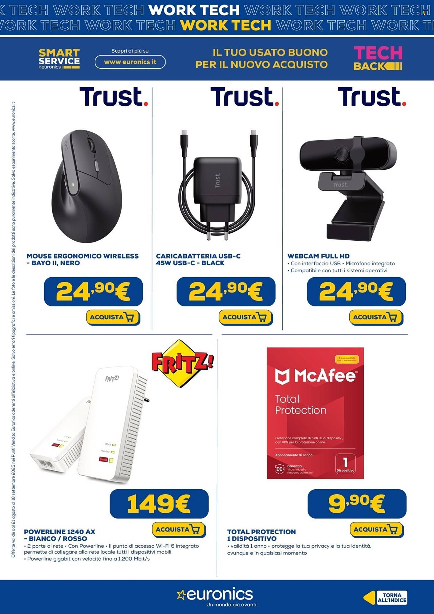 Volantino Euronics (2025-08-21 - 2025-09-18)