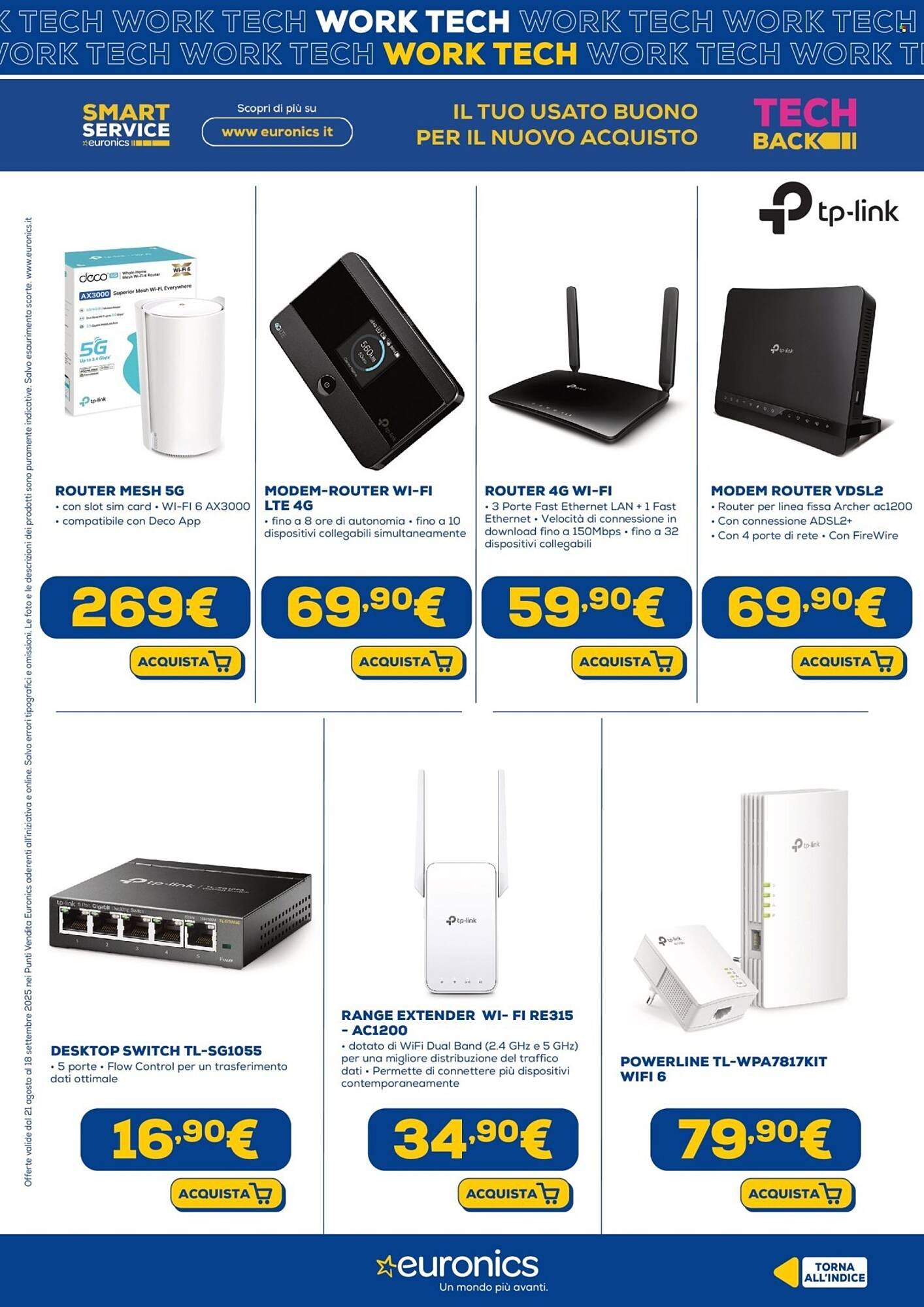 Volantino Euronics (2025-08-21 - 2025-09-18)