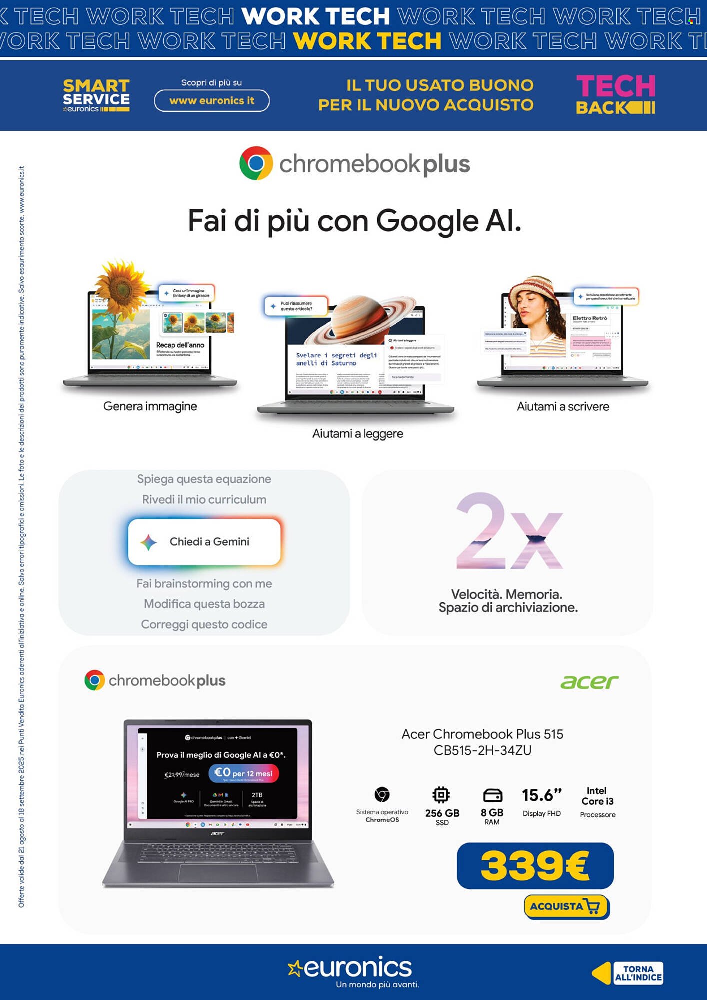 Volantino Euronics (2025-08-21 - 2025-09-18)