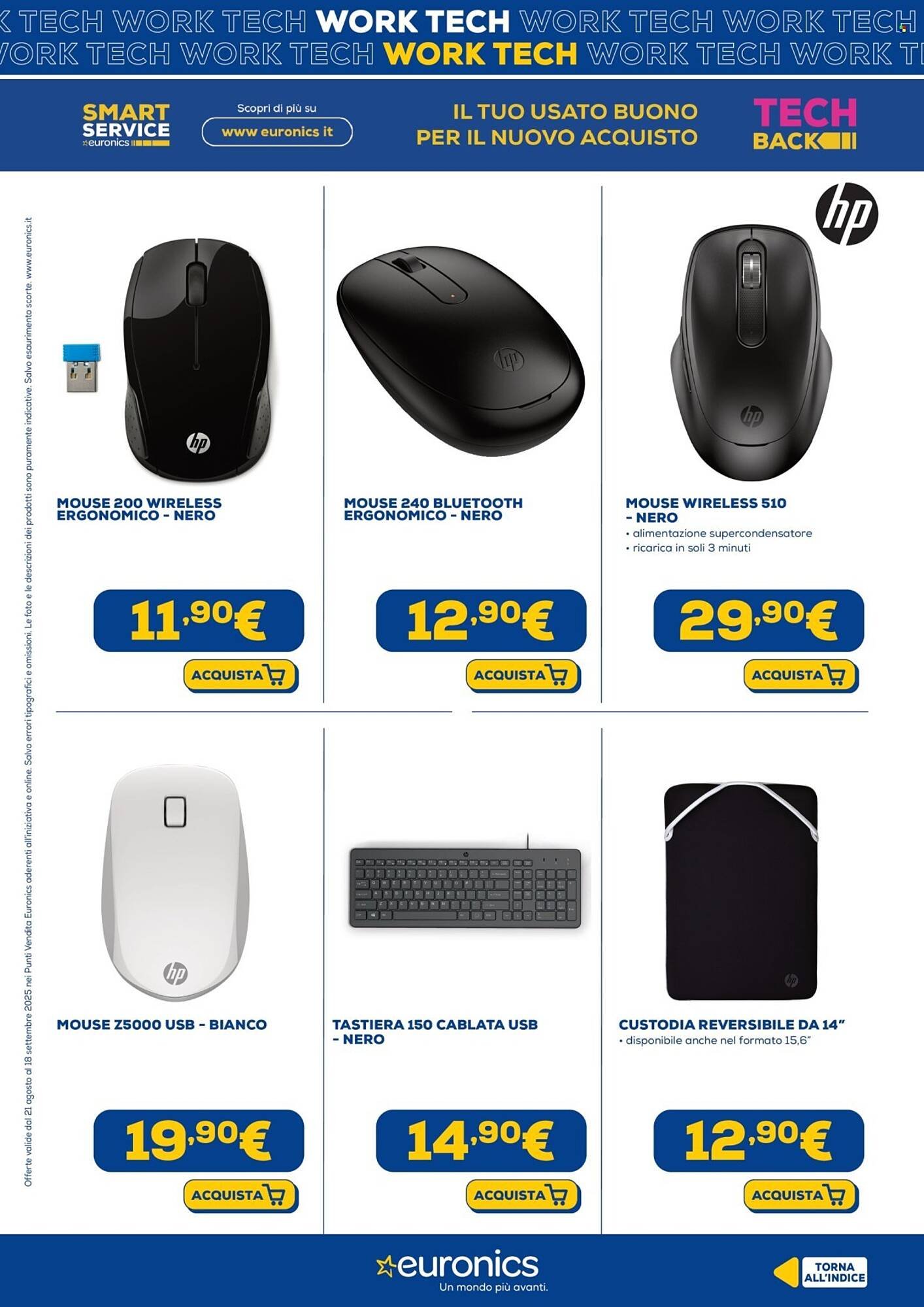Volantino Euronics (2025-08-21 - 2025-09-18)