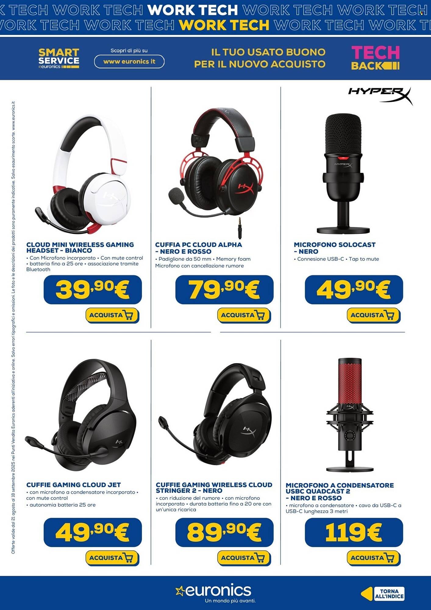 Volantino Euronics (2025-08-21 - 2025-09-18)