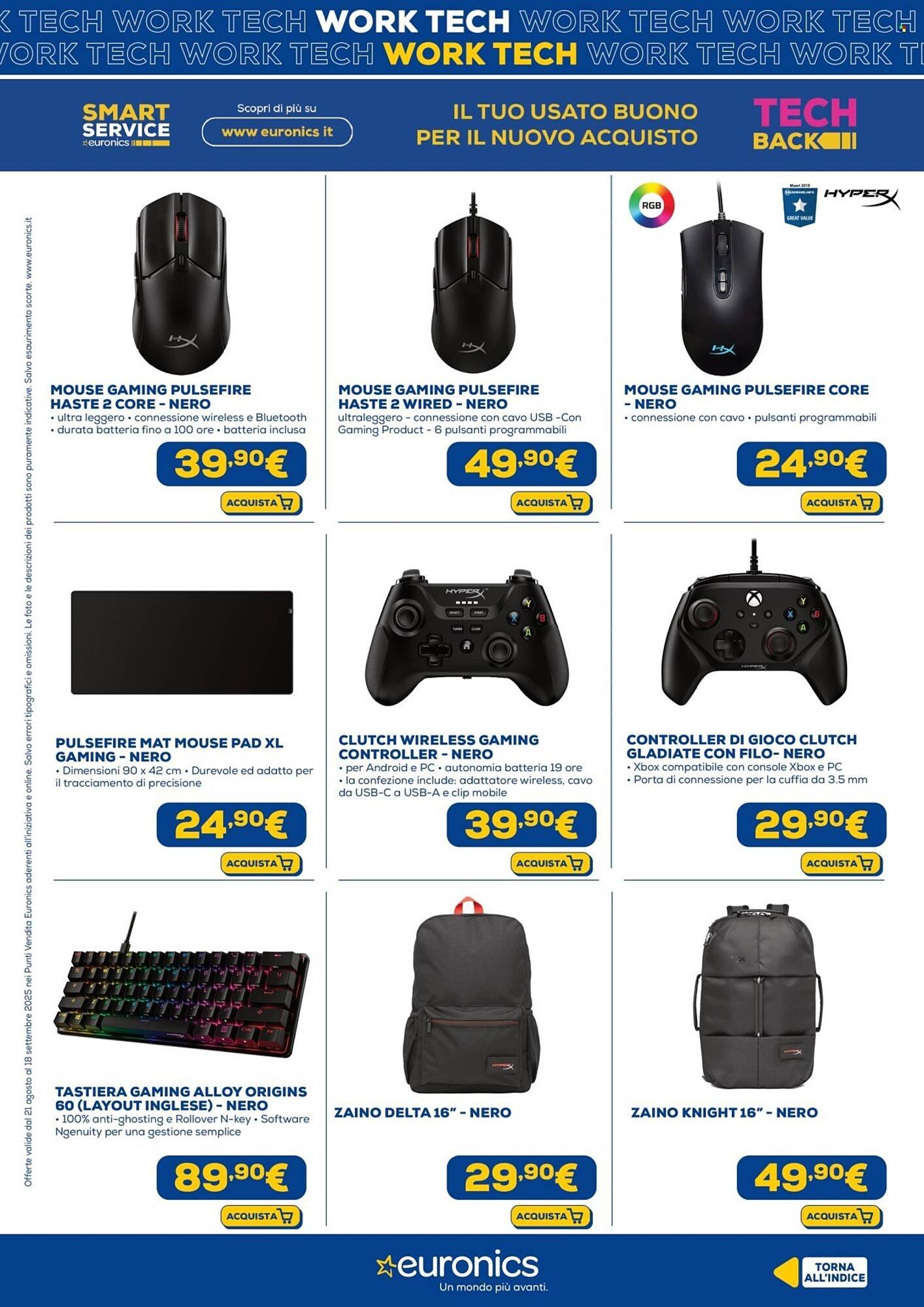 Volantino Euronics (2025-08-21 - 2025-09-18)
