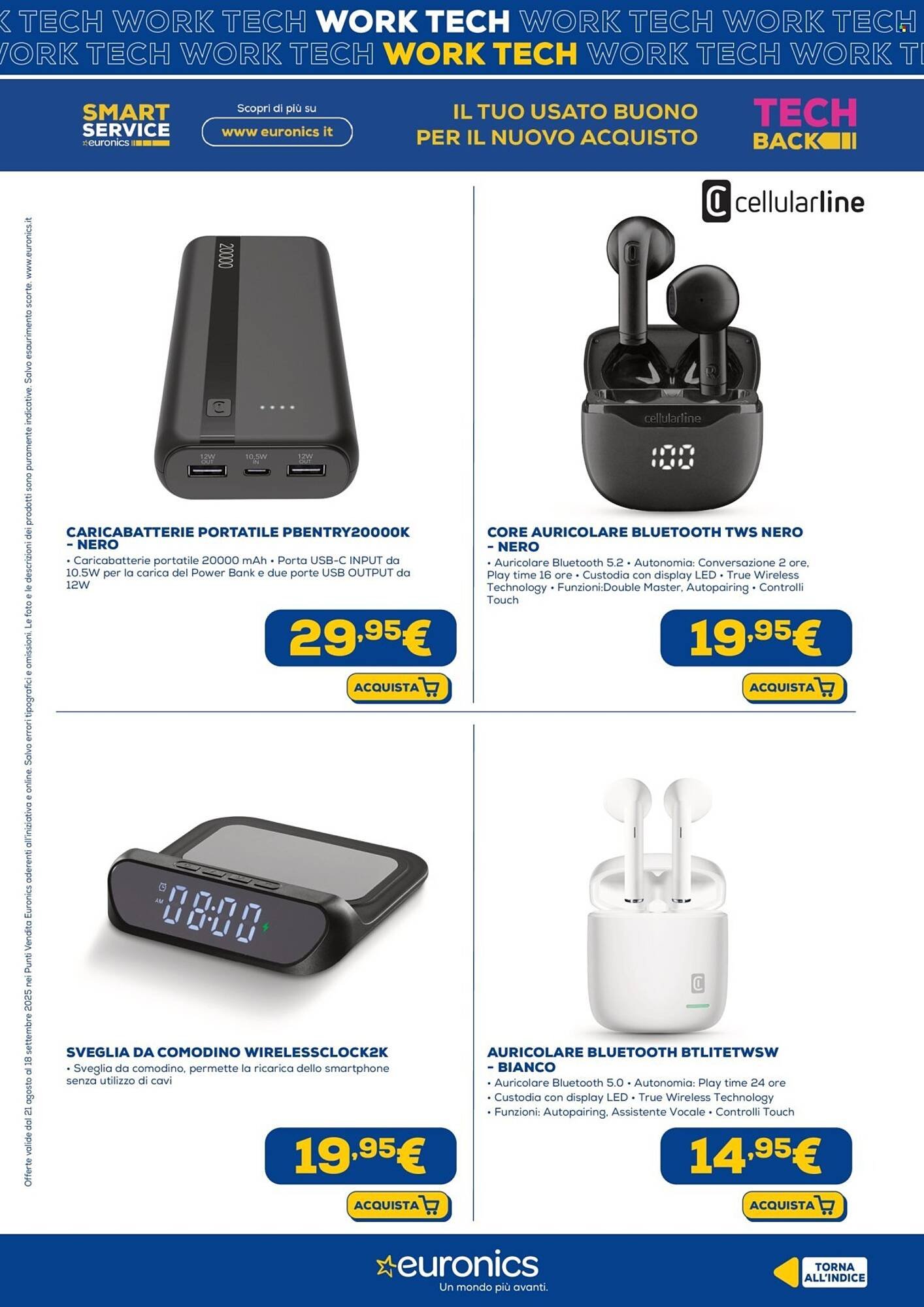 Volantino Euronics (2025-08-21 - 2025-09-18)