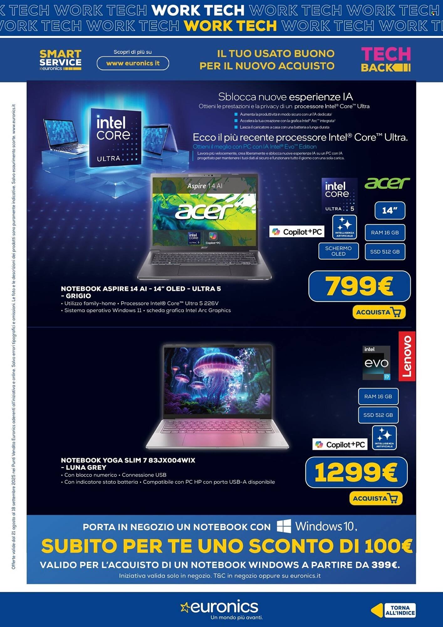 Volantino Euronics (2025-08-21 - 2025-09-18)