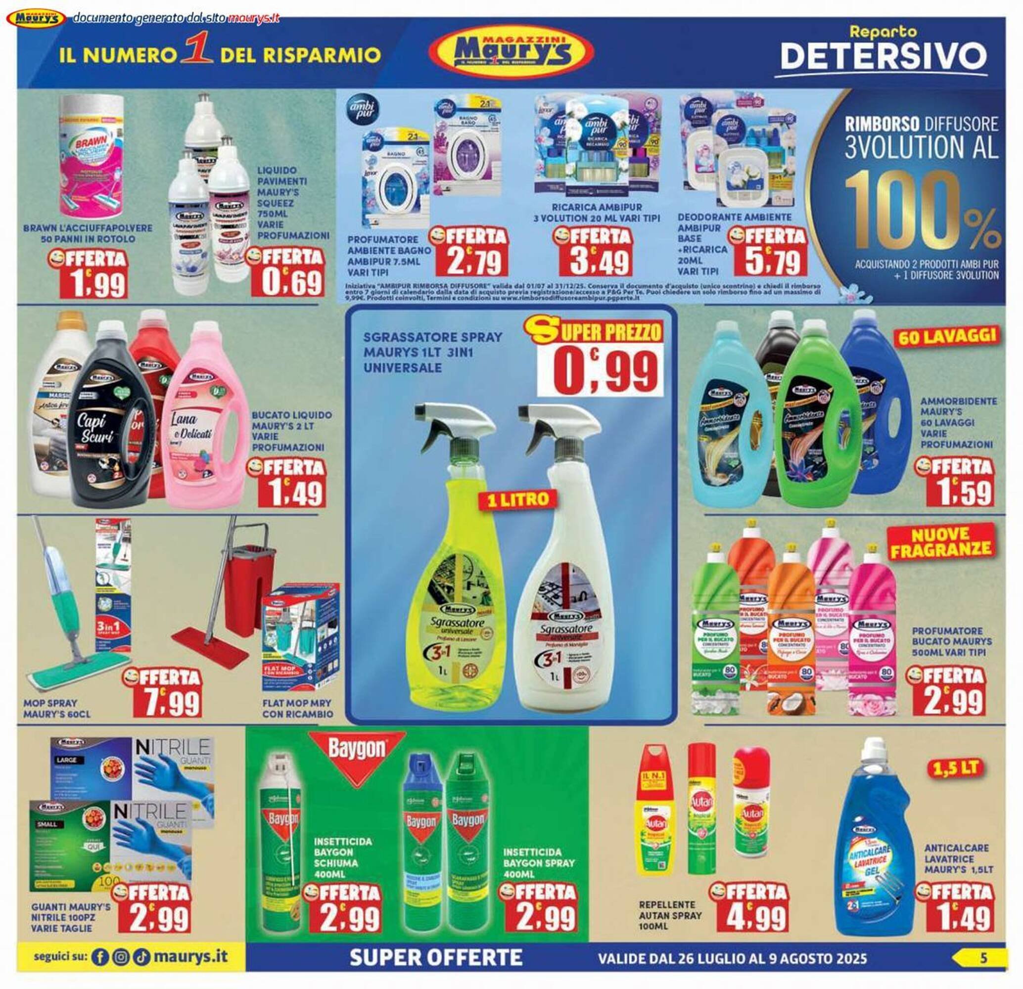 Volantino Maury's (2025-07-26 - 2025-08-09)