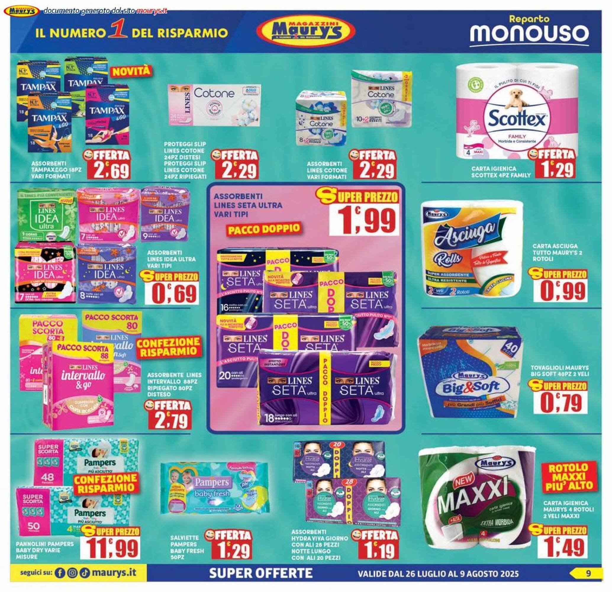 Volantino Maury's (2025-07-26 - 2025-08-09)