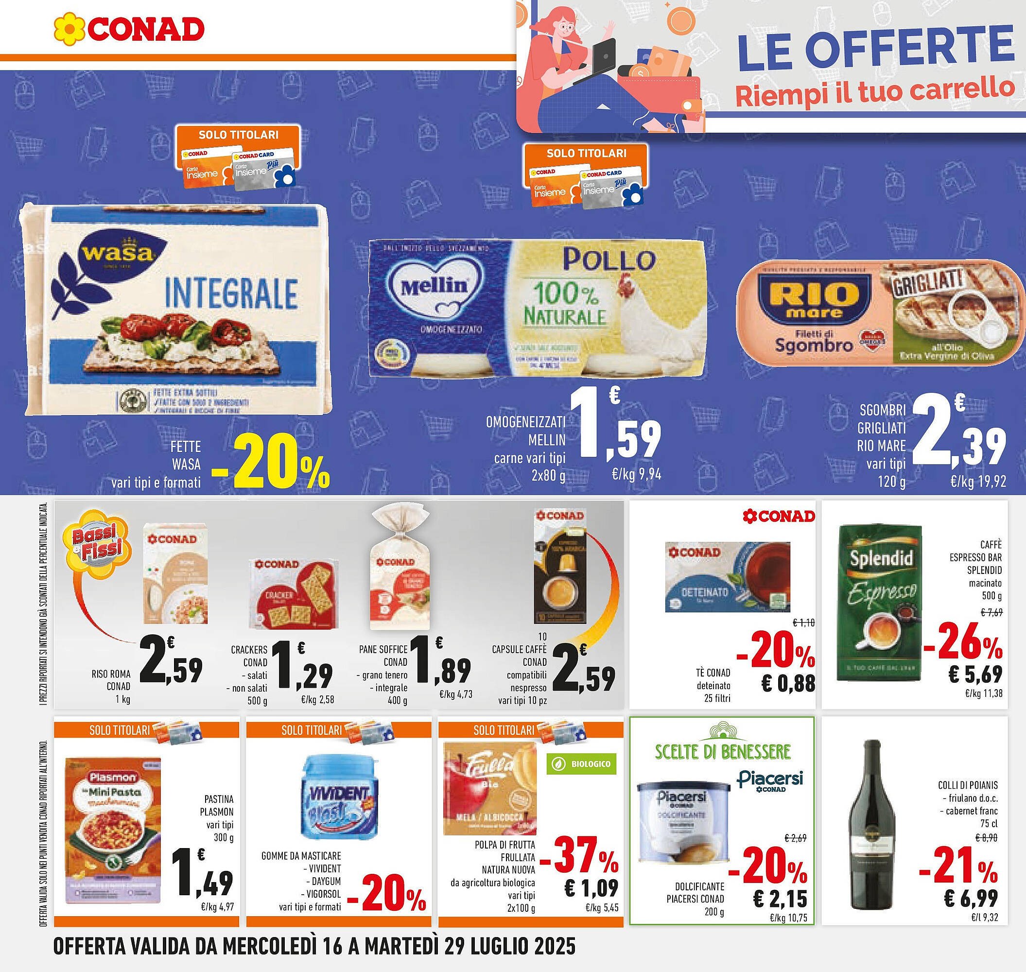 Volantino Conad (2025-07-15 - 2025-07-29)