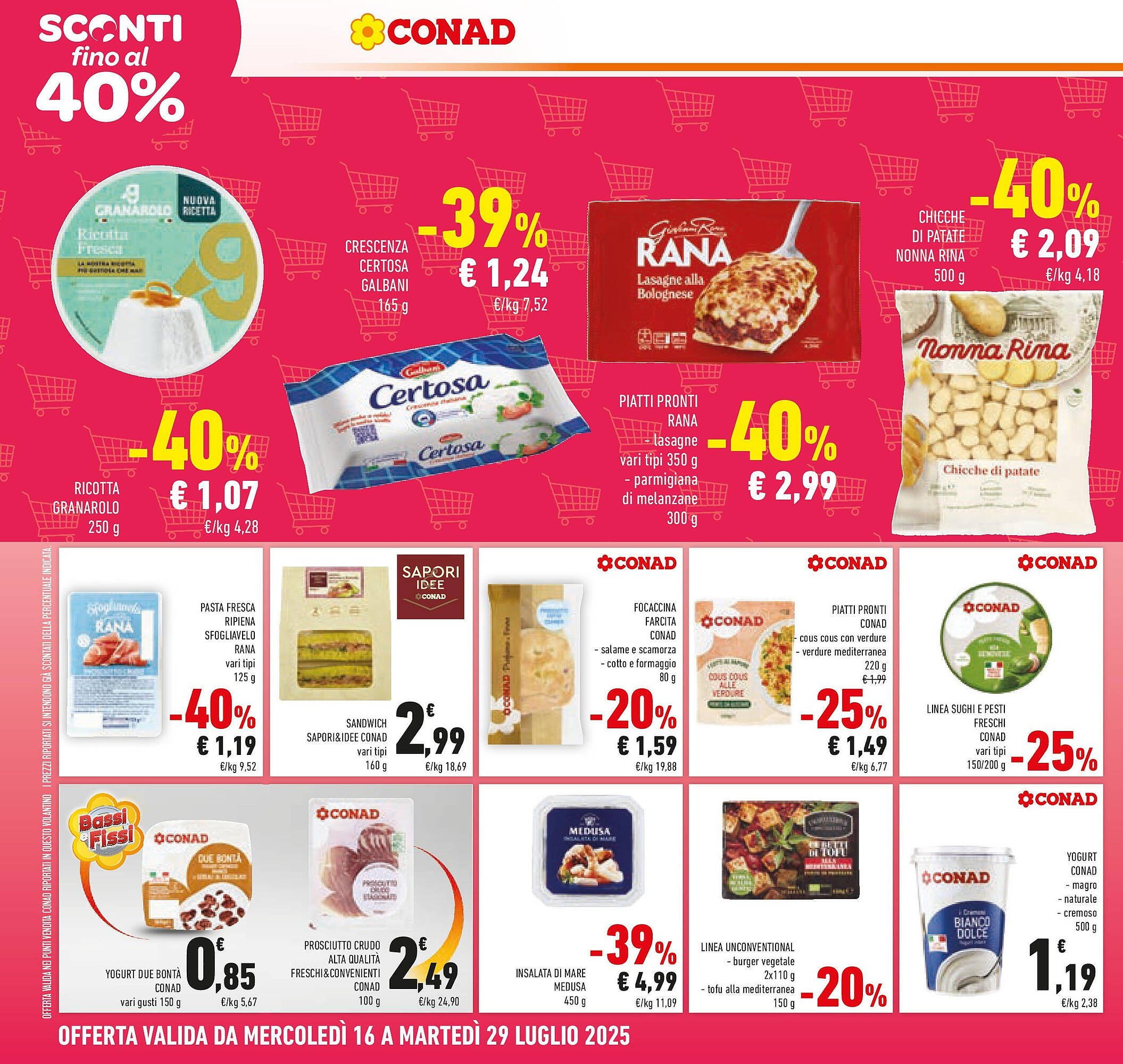 Volantino Conad (2025-07-15 - 2025-07-29)