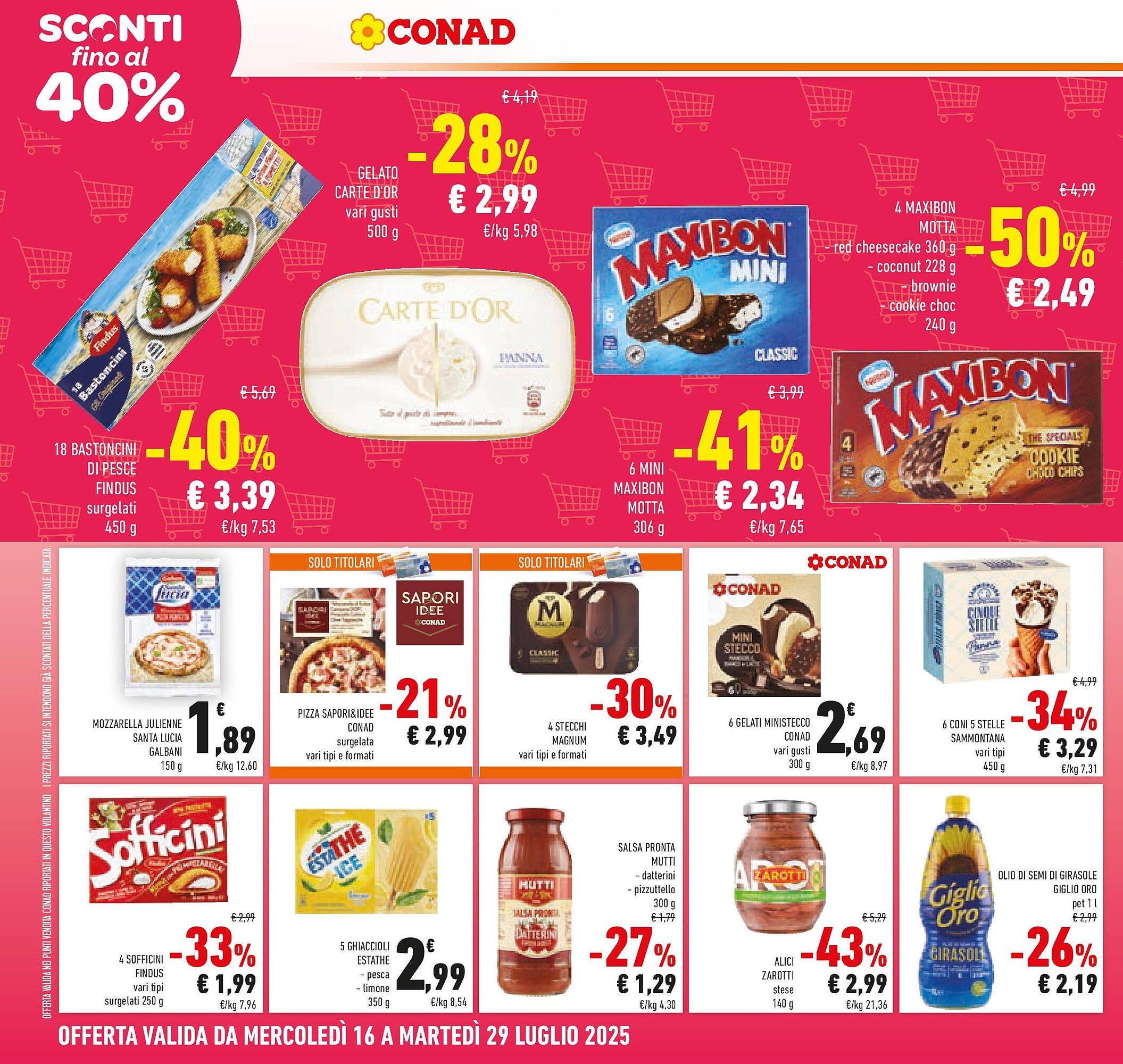 Volantino Conad (2025-07-15 - 2025-07-29)