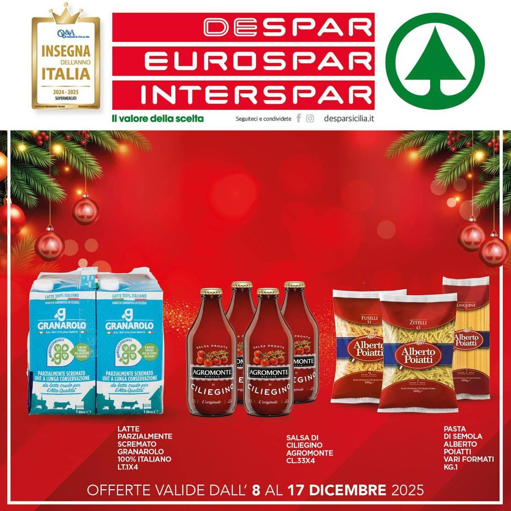 Volantino Eurospar (2025-12-08 - 2025-12-17)