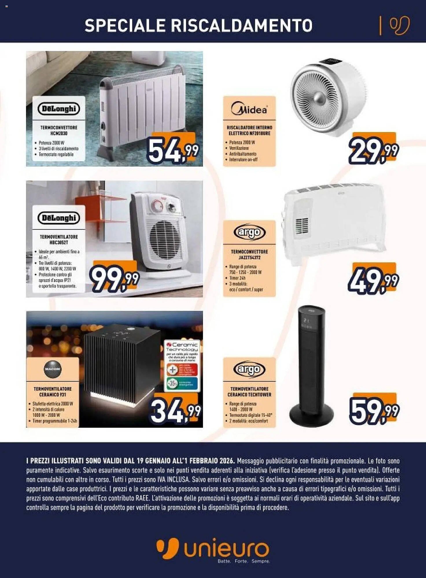 Volantino Unieuro (2026-01-19 - 2026-02-01)
