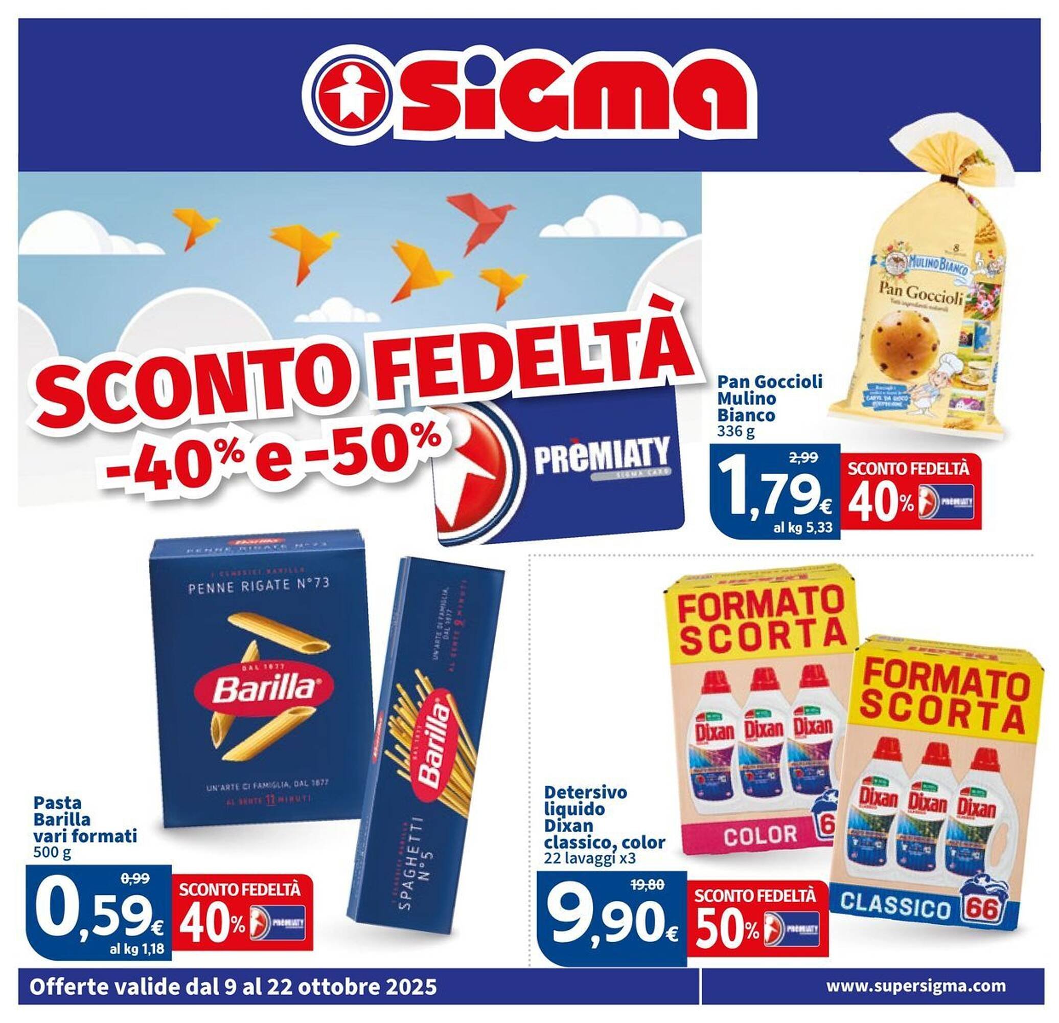 Volantino Sigma (2025-10-09 - 2025-10-22)