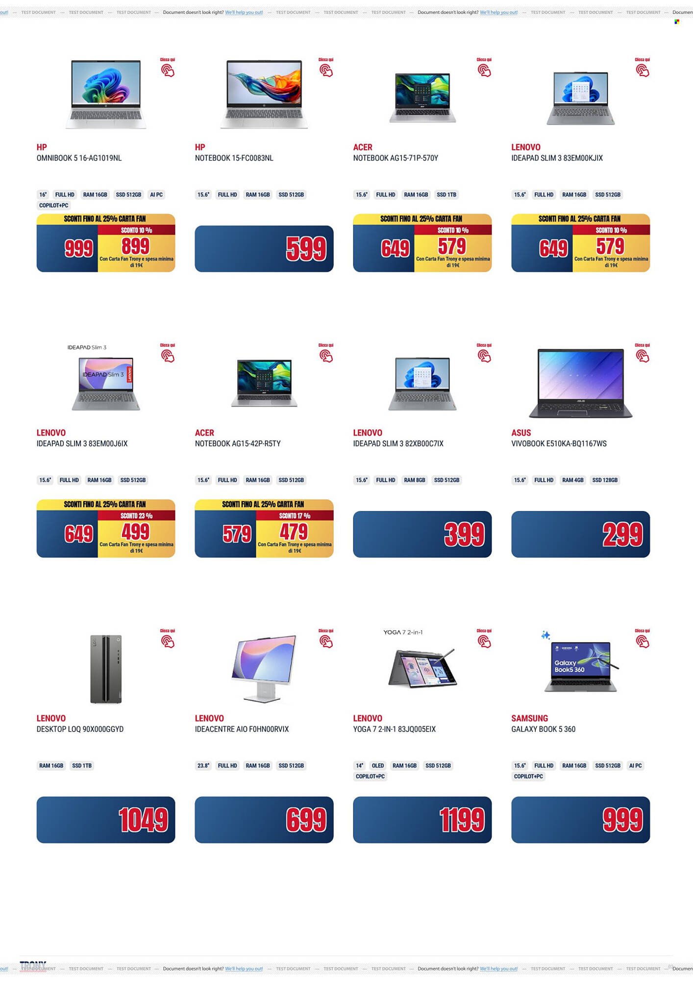 Volantino Trony (2026-01-15 - 2026-02-04)