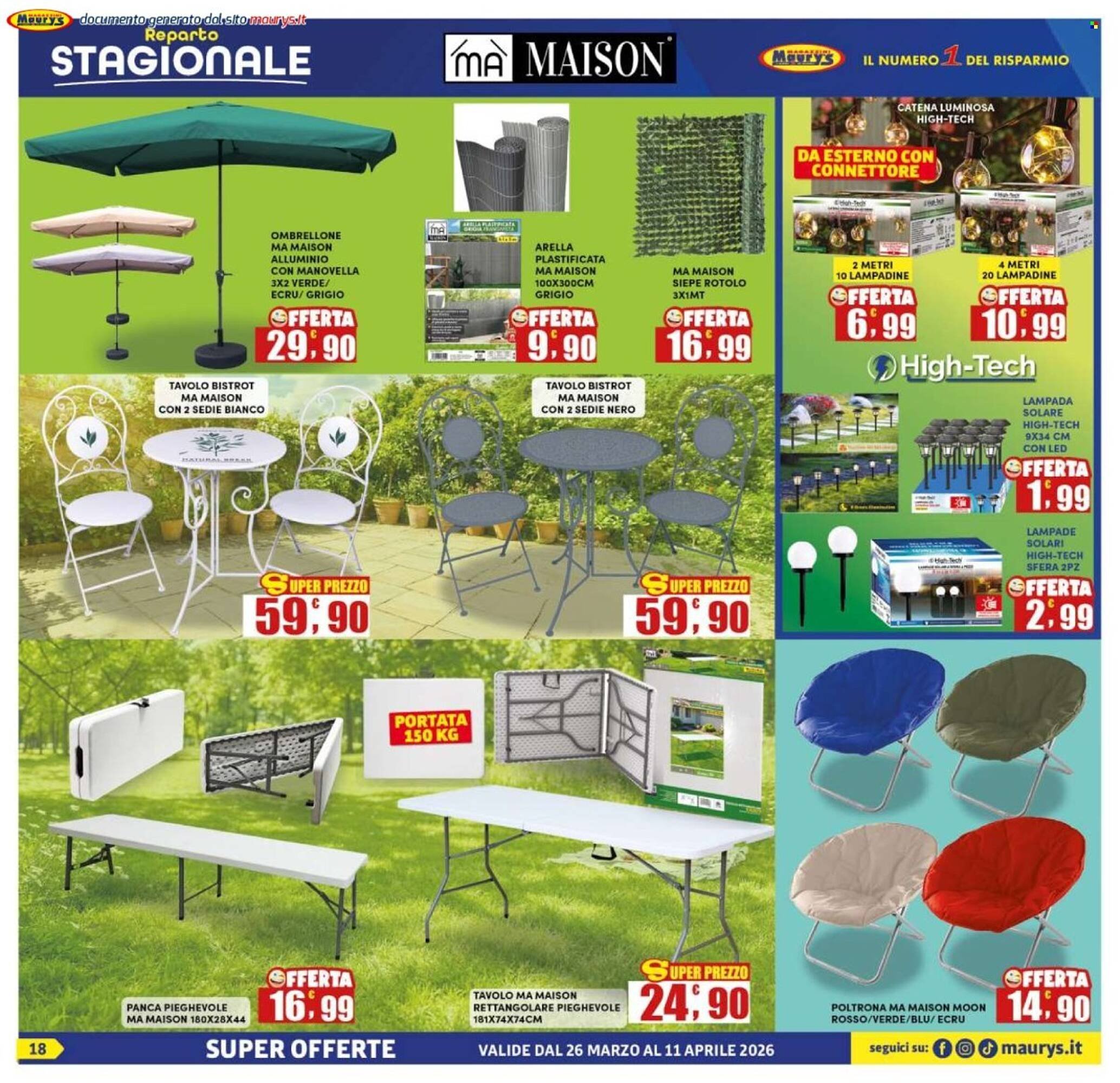 Volantino Maury's (2026-03-26 - 2026-04-11)