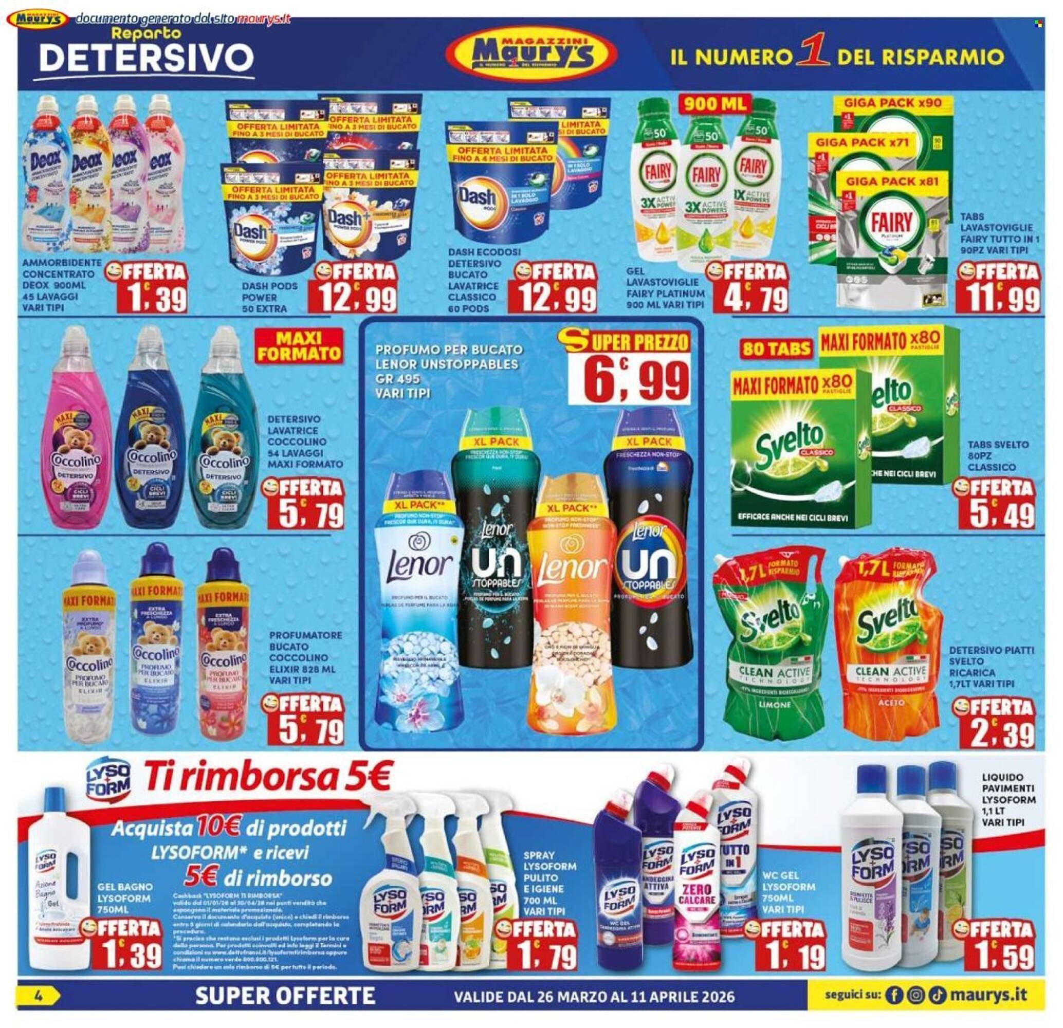 Volantino Maury's (2026-03-26 - 2026-04-11)