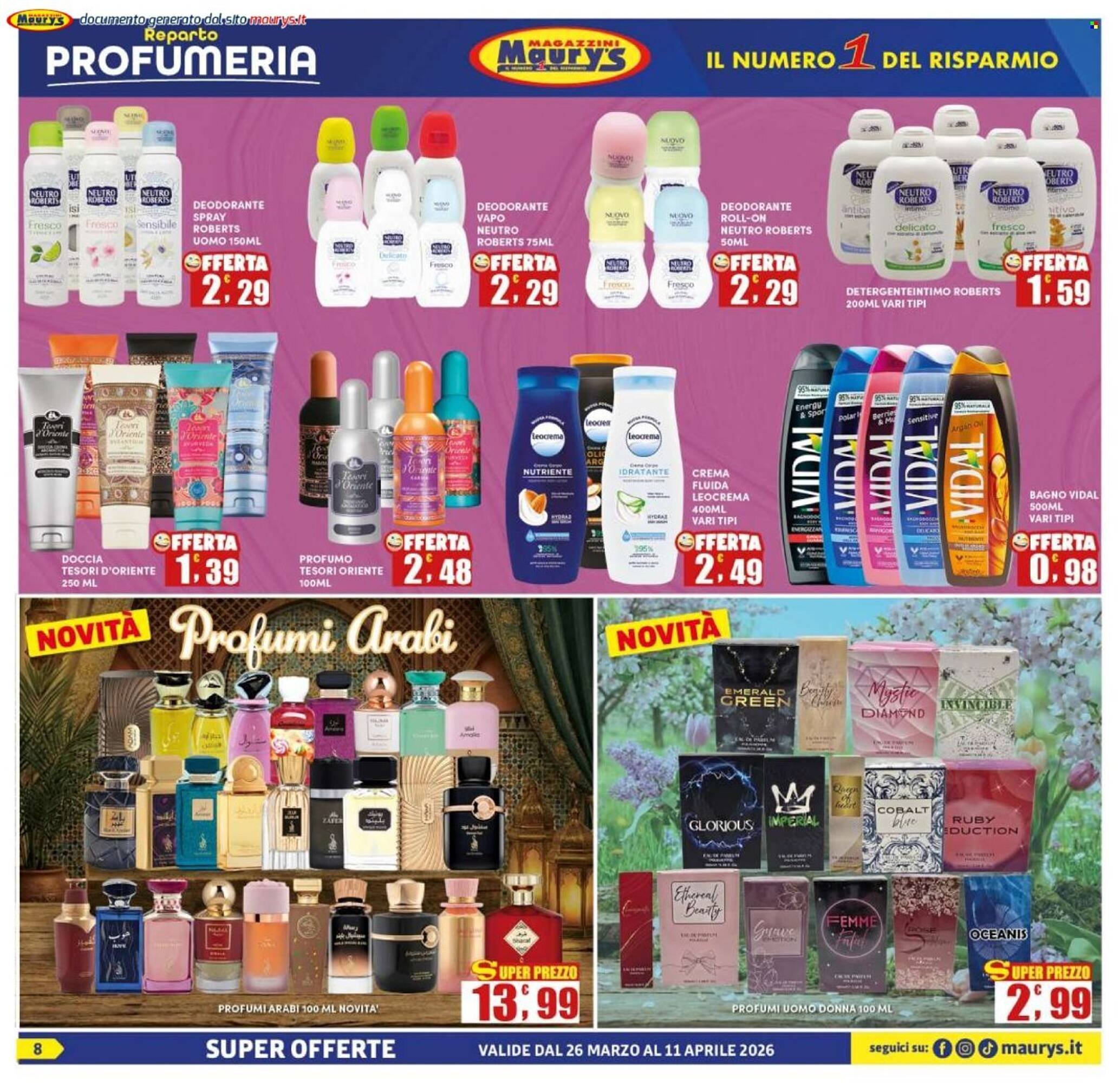 Volantino Maury's (2026-03-26 - 2026-04-11)