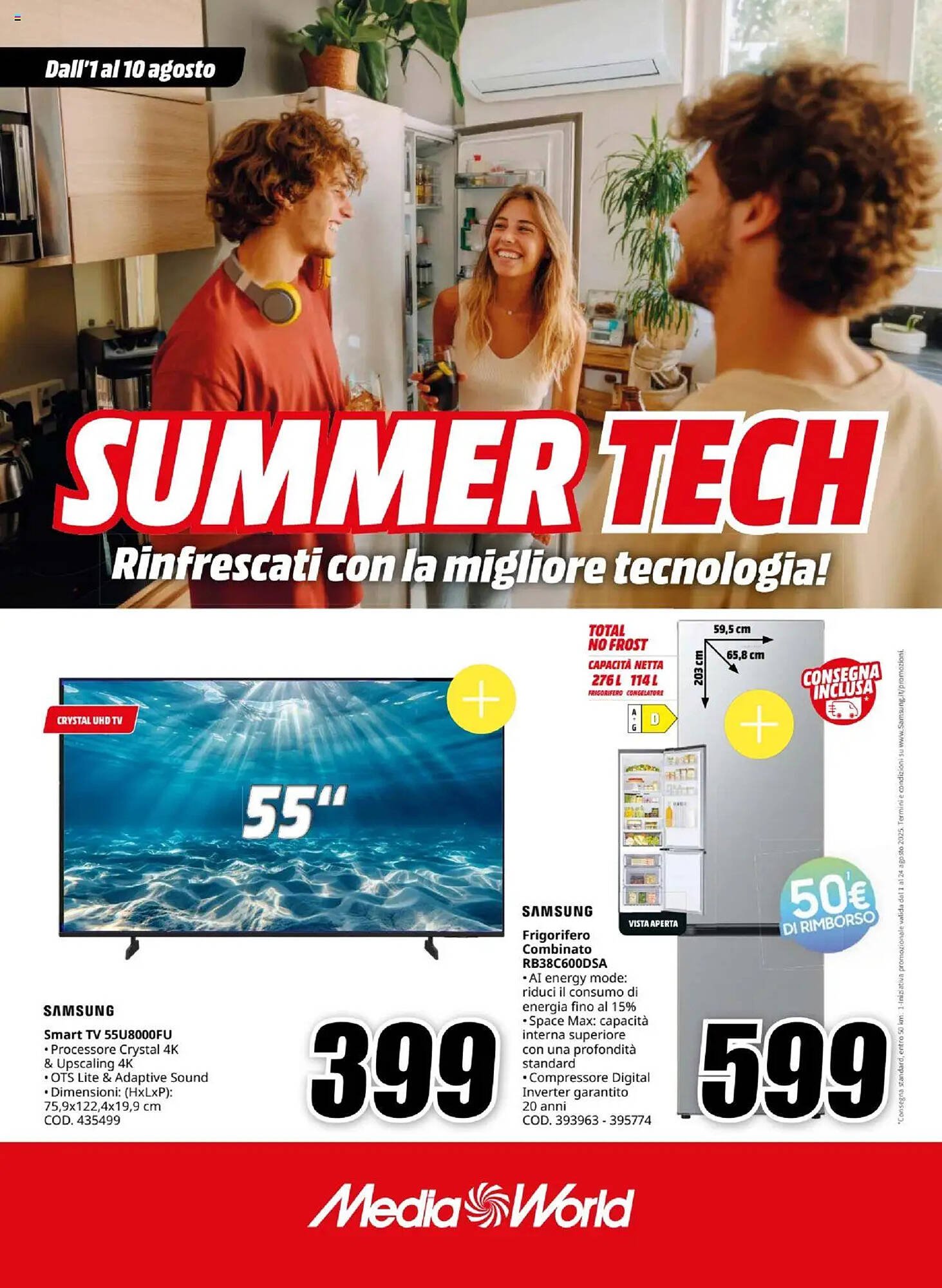 Volantino MediaWorld (2025-08-01 - 2025-08-10)