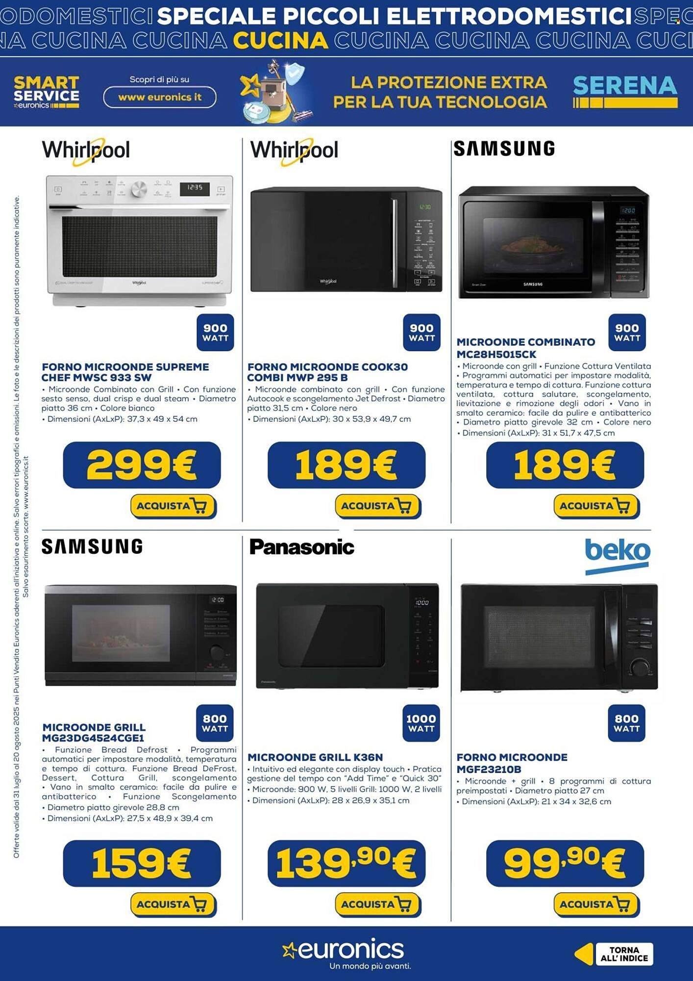 Volantino Euronics (2025-07-31 - 2025-08-20)