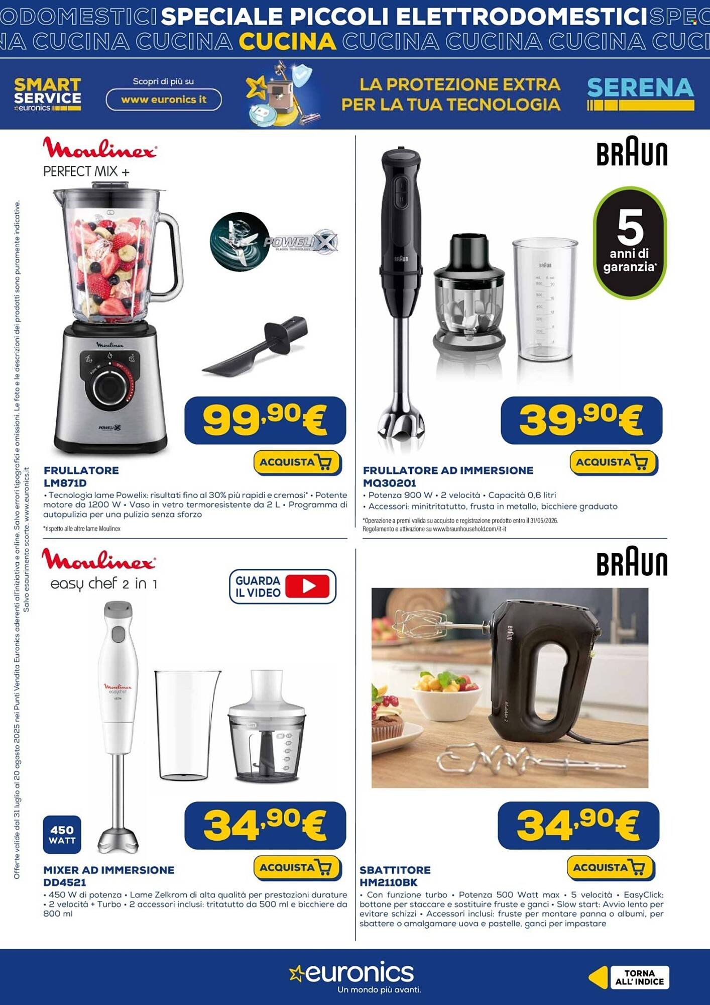 Volantino Euronics (2025-07-31 - 2025-08-20)