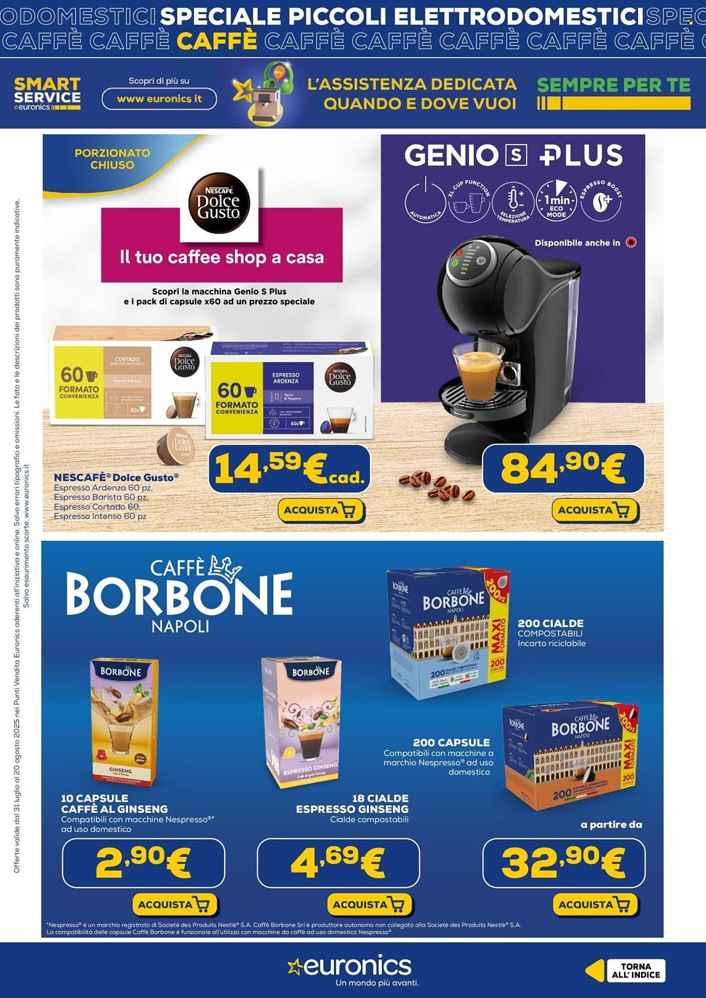 Volantino Euronics (2025-07-31 - 2025-08-20)