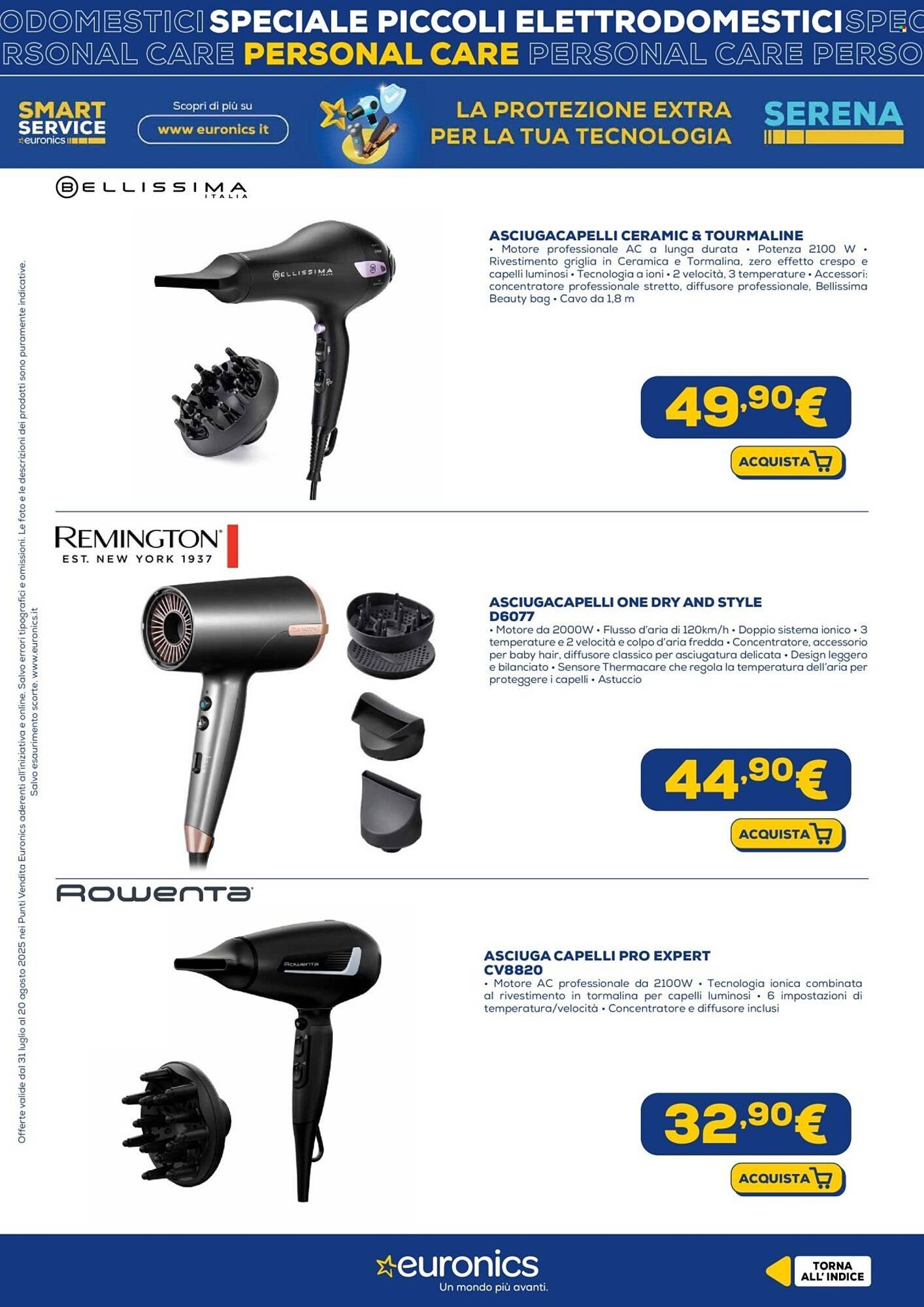 Volantino Euronics (2025-07-31 - 2025-08-20)
