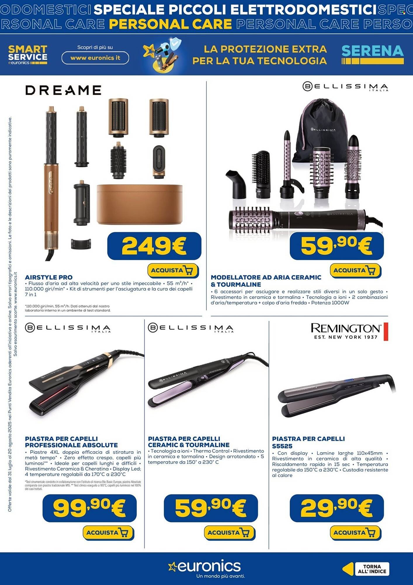 Volantino Euronics (2025-07-31 - 2025-08-20)