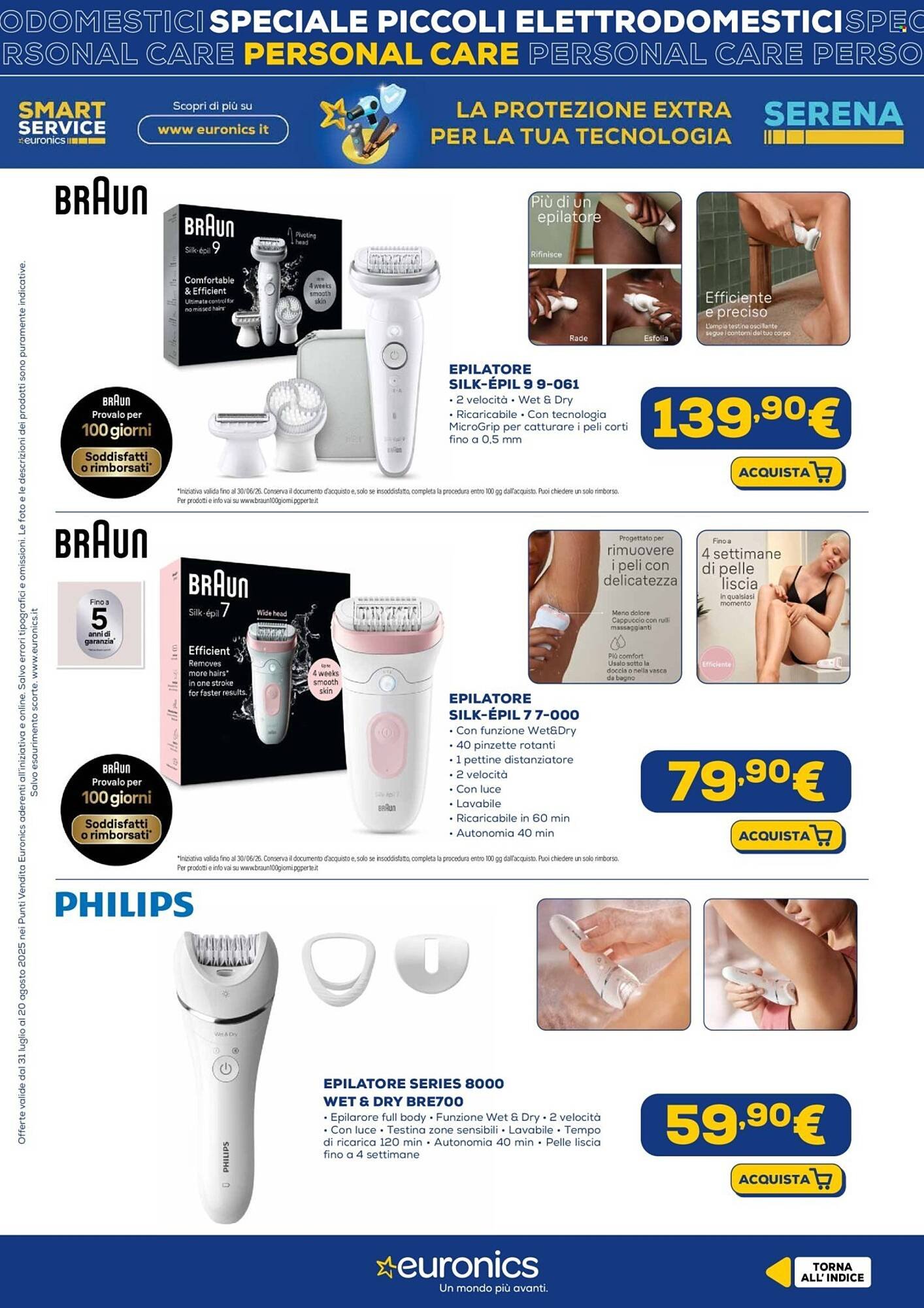 Volantino Euronics (2025-07-31 - 2025-08-20)