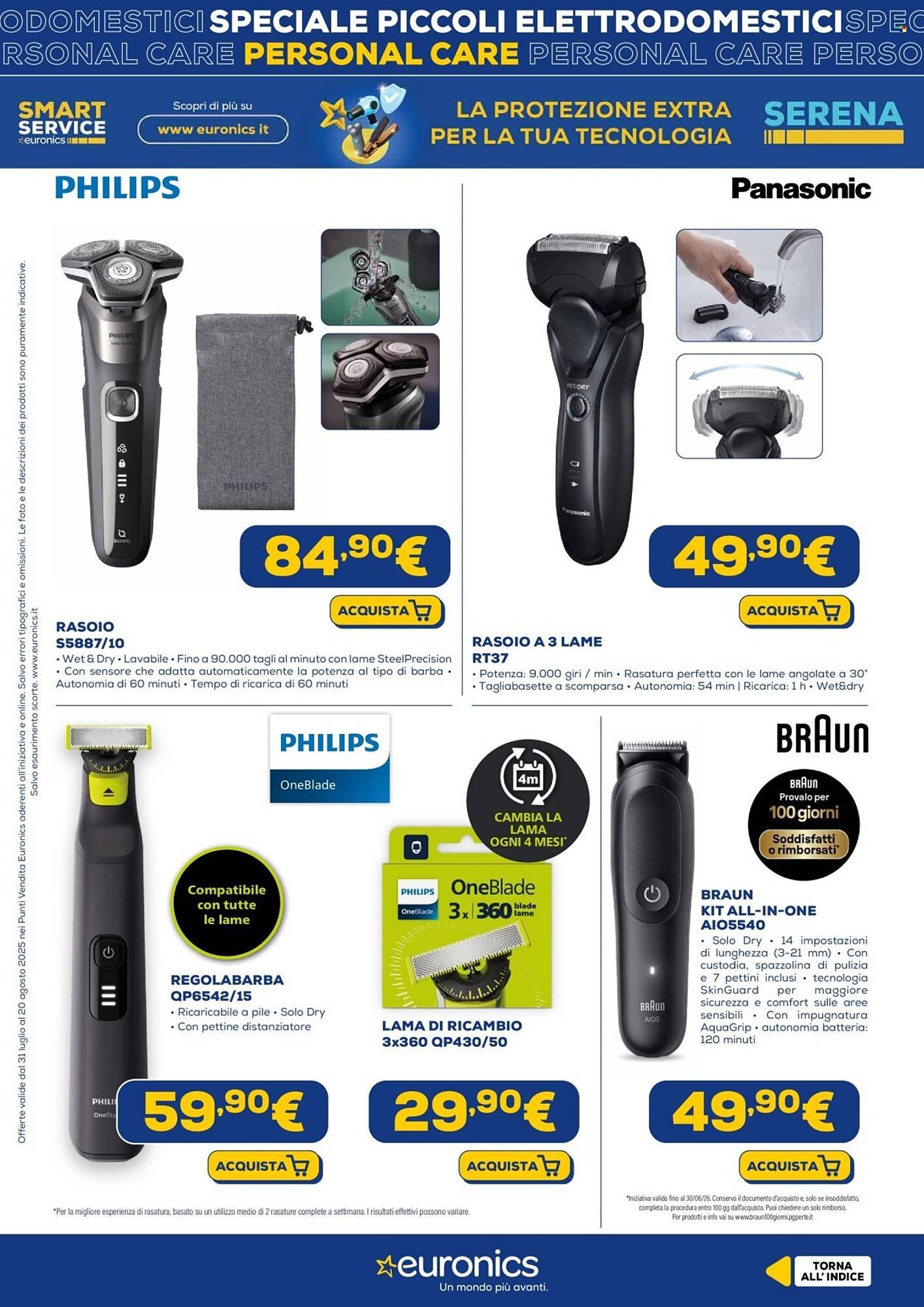Volantino Euronics (2025-07-31 - 2025-08-20)