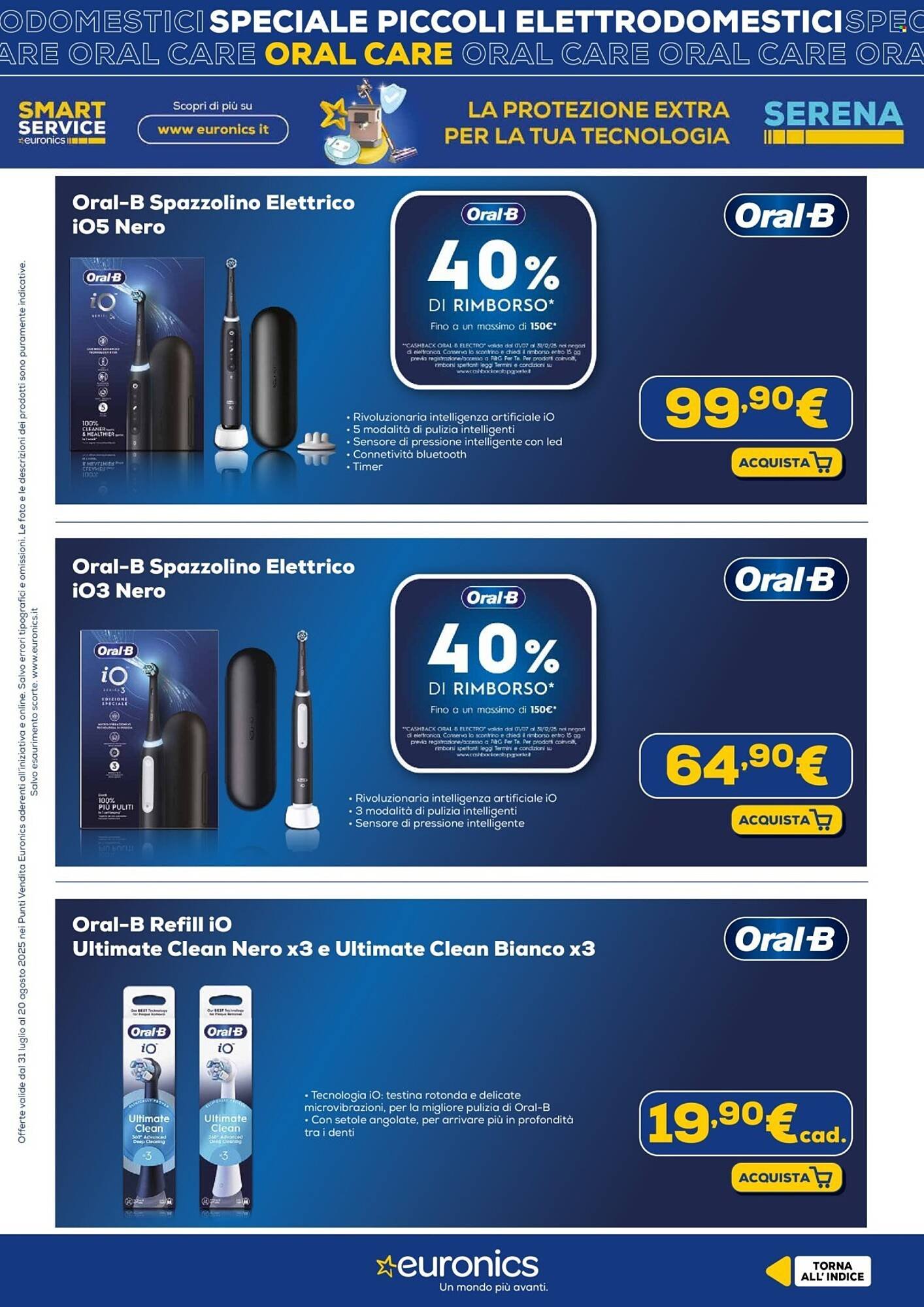 Volantino Euronics (2025-07-31 - 2025-08-20)