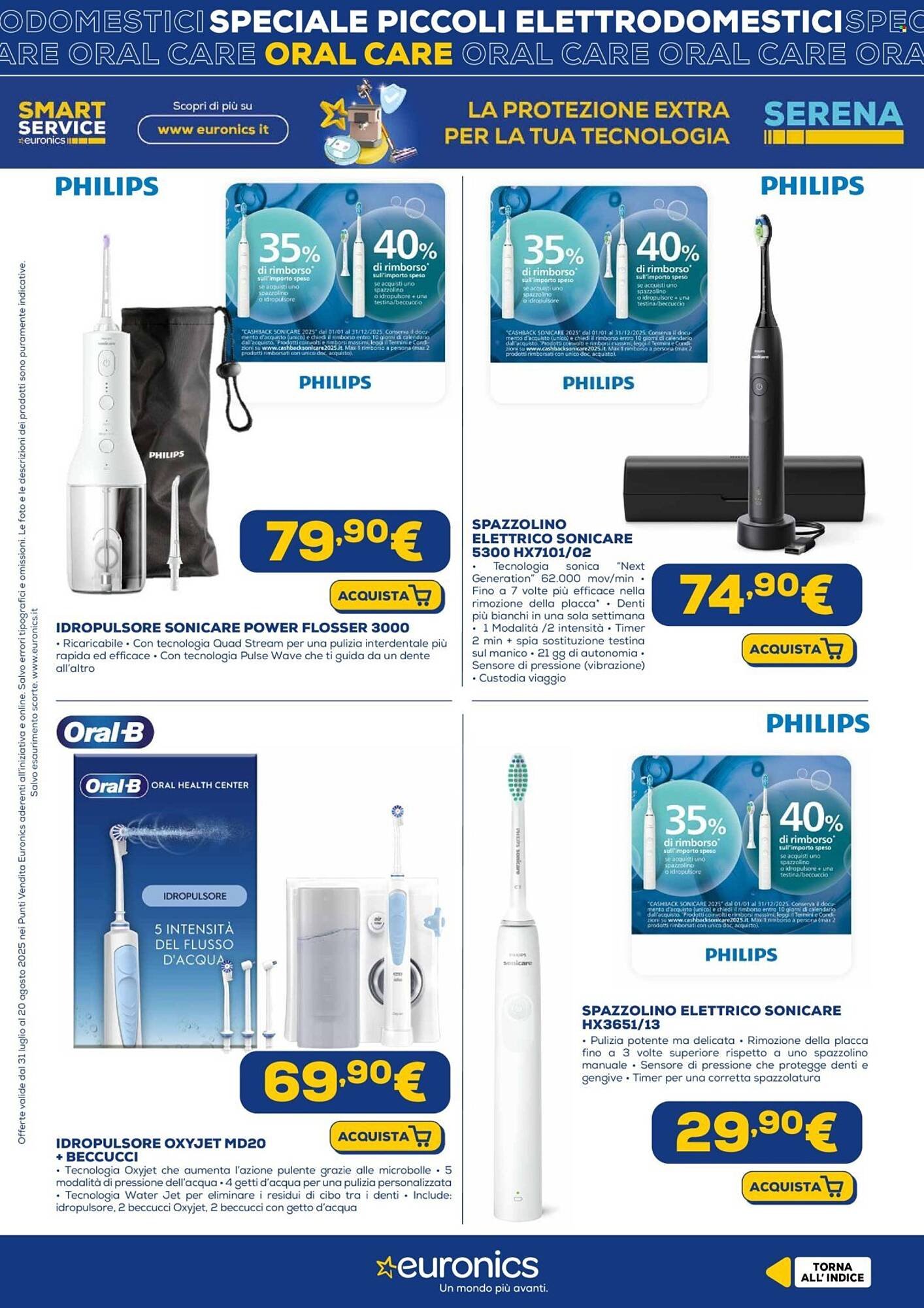 Volantino Euronics (2025-07-31 - 2025-08-20)