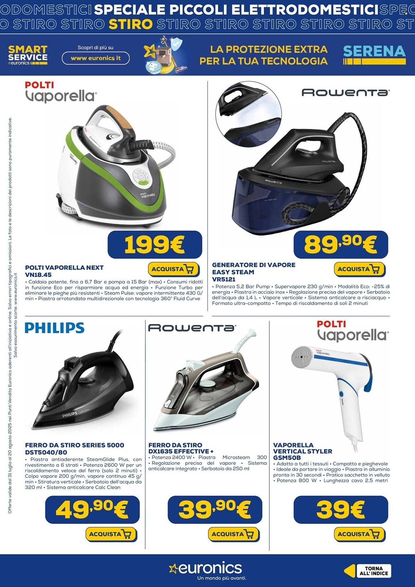 Volantino Euronics (2025-07-31 - 2025-08-20)