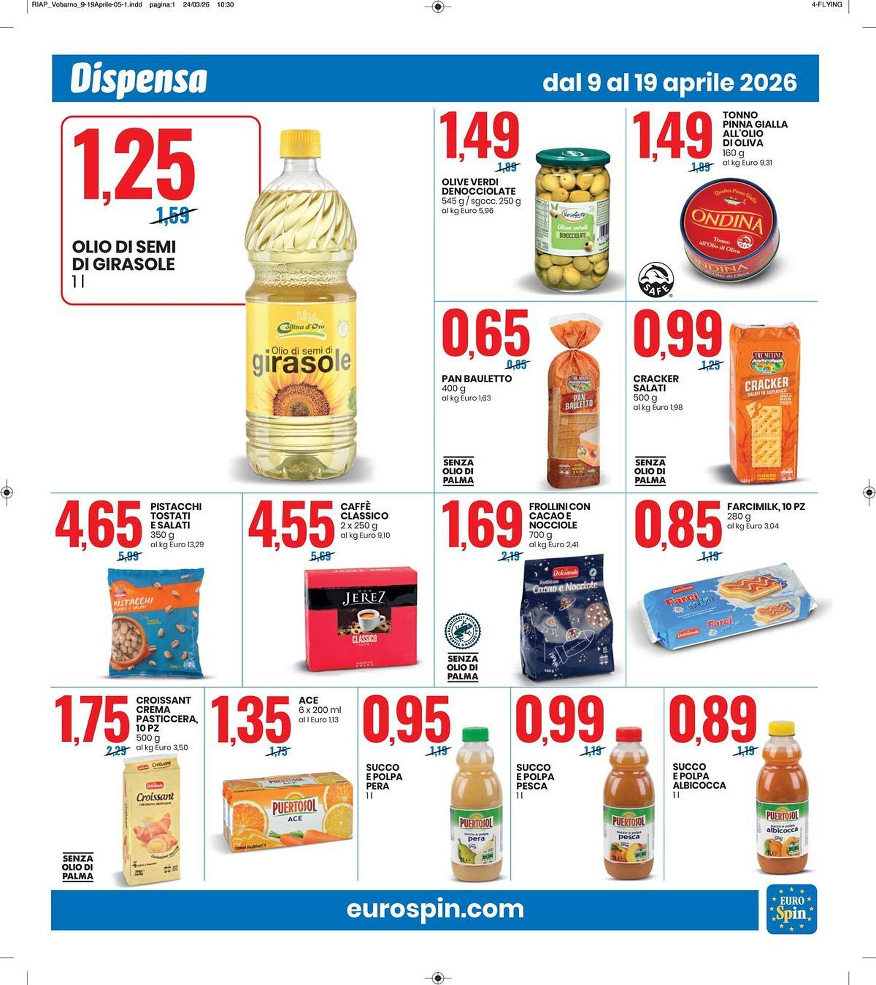 Volantino Eurospin (2026-04-09 - 2026-04-19)