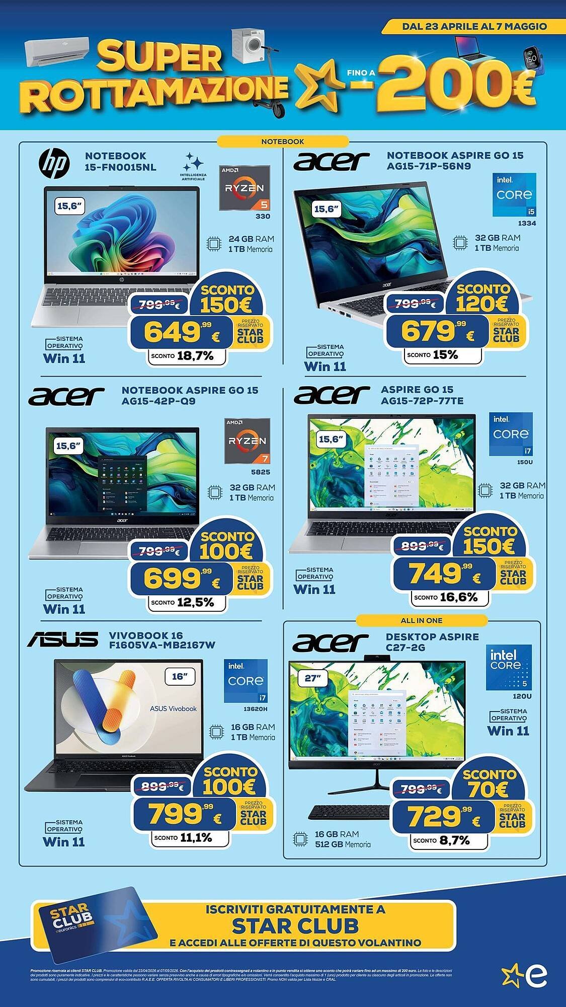 Volantino Euronics (2026-04-24 - 2026-05-07)