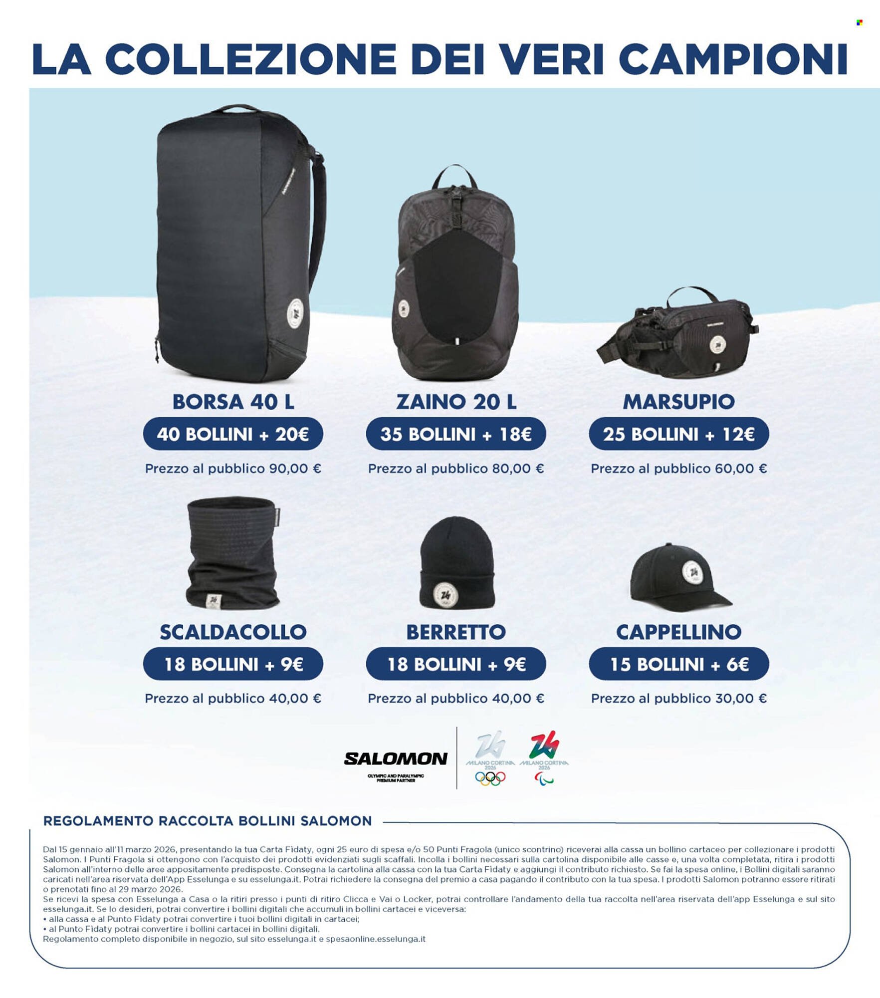 Volantino Esselunga (2026-01-15 - 2026-03-11)