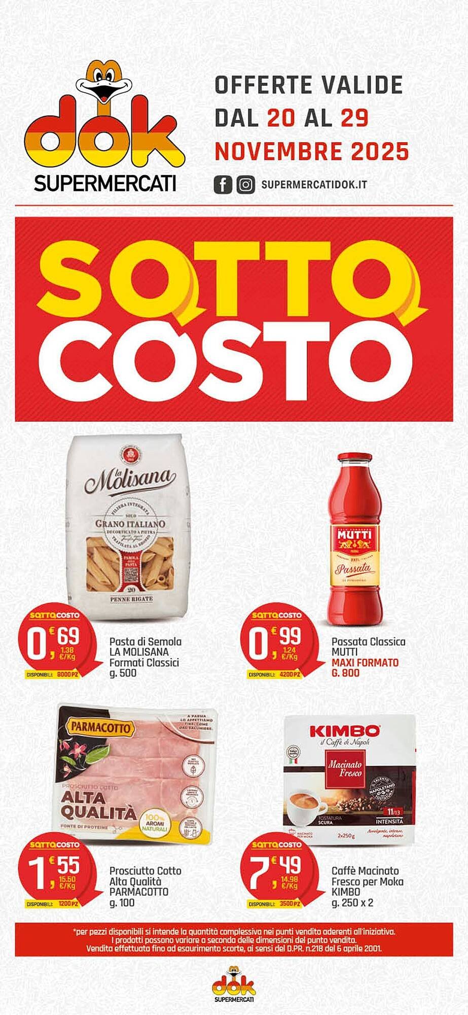 Volantino Supermercati Dok (2025-11-20 - 2025-11-29)
