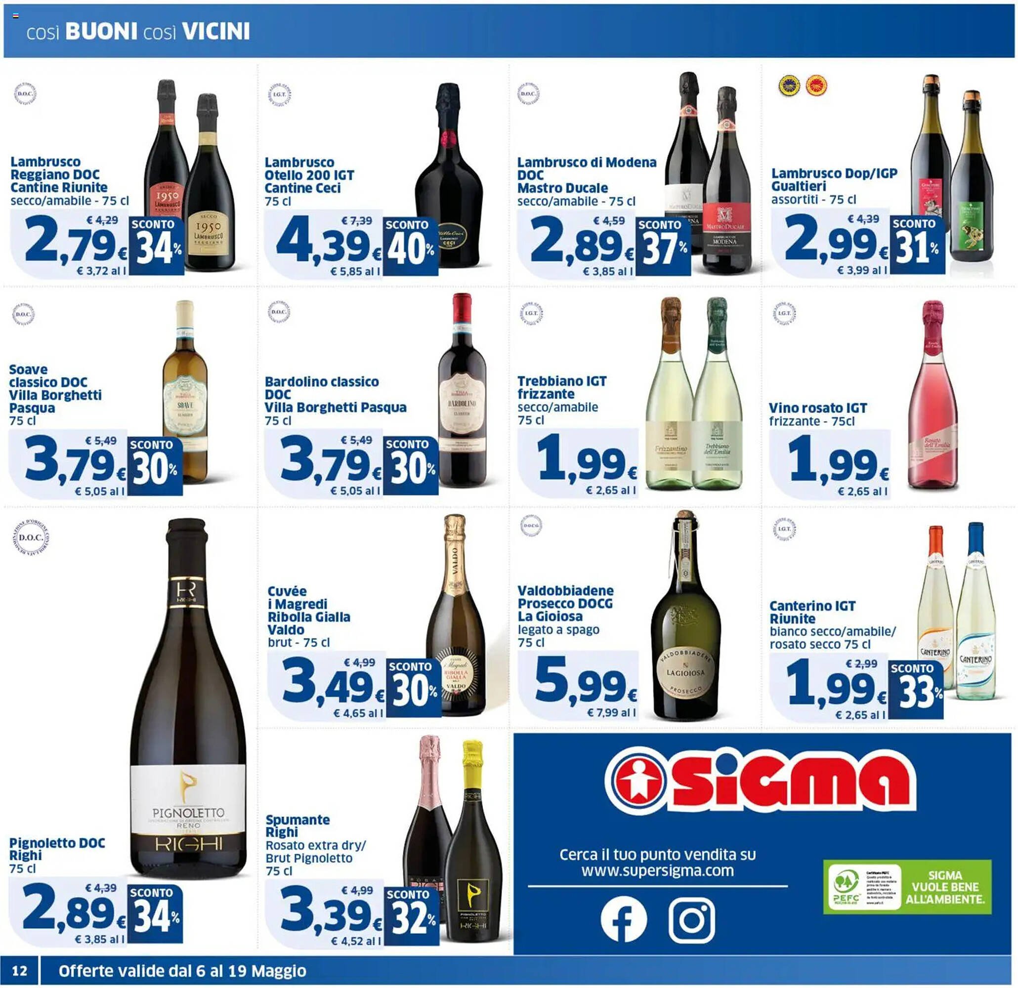 Volantino Sigma (2026-05-06 - 2026-05-19)