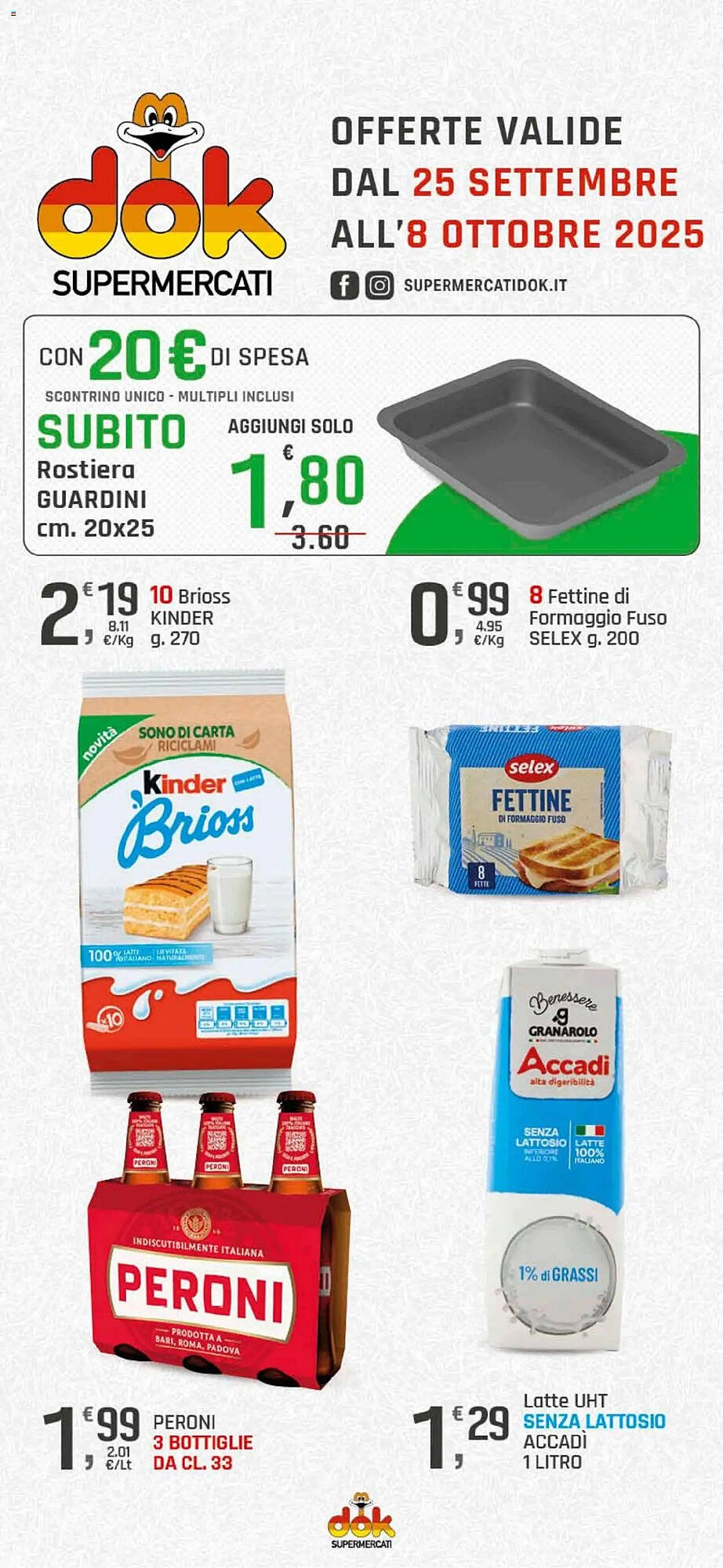 Volantino Supermercati Dok (2025-09-25 - 2025-10-08)