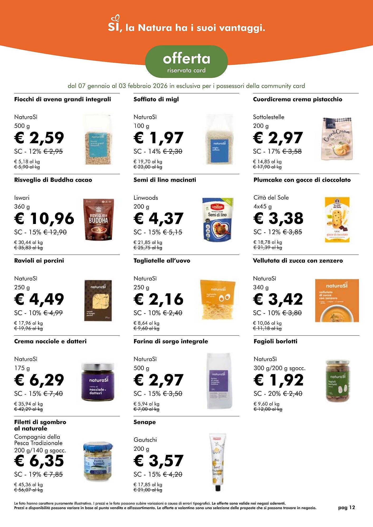Volantino NaturaSì (2026-01-07 - 2026-02-03)