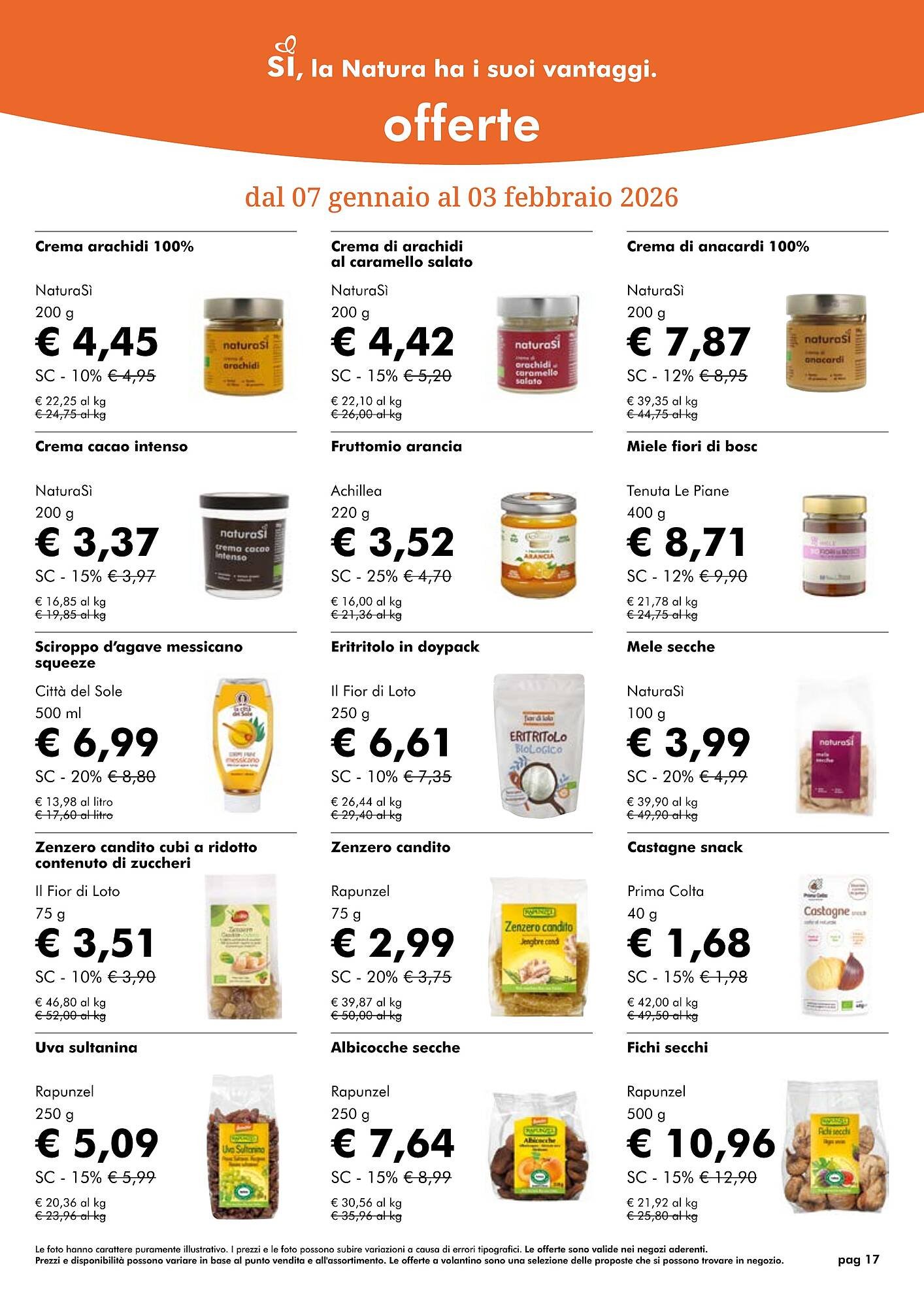 Volantino NaturaSì (2026-01-07 - 2026-02-03)