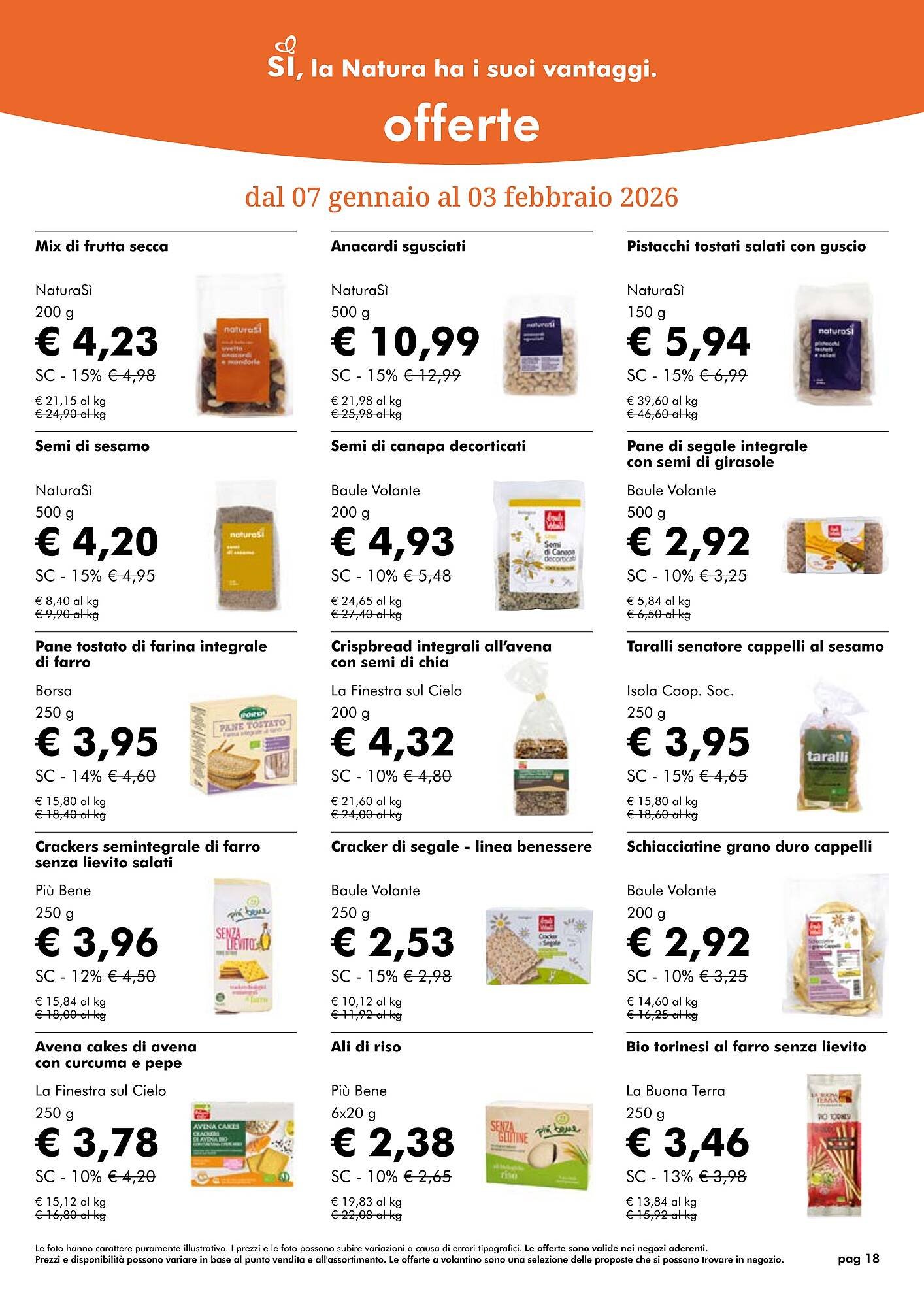 Volantino NaturaSì (2026-01-07 - 2026-02-03)