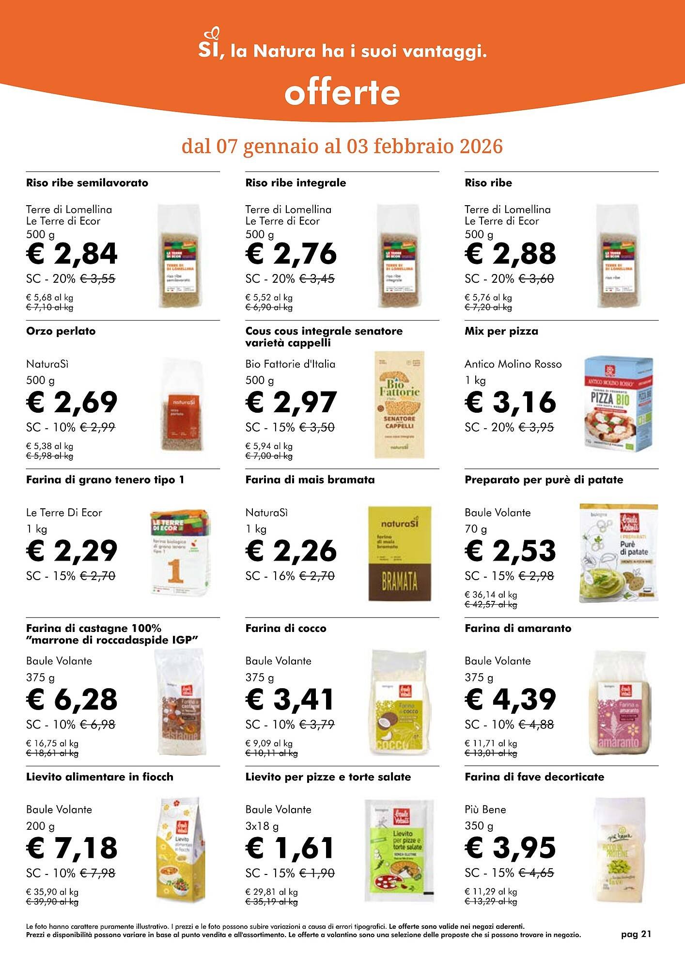 Volantino NaturaSì (2026-01-07 - 2026-02-03)