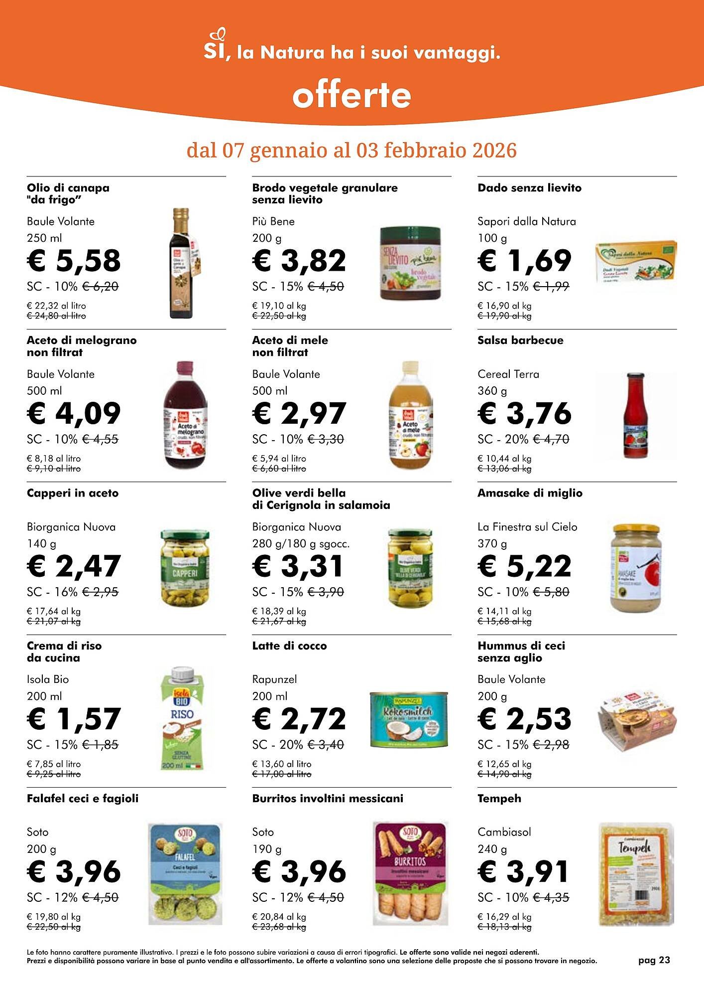 Volantino NaturaSì (2026-01-07 - 2026-02-03)