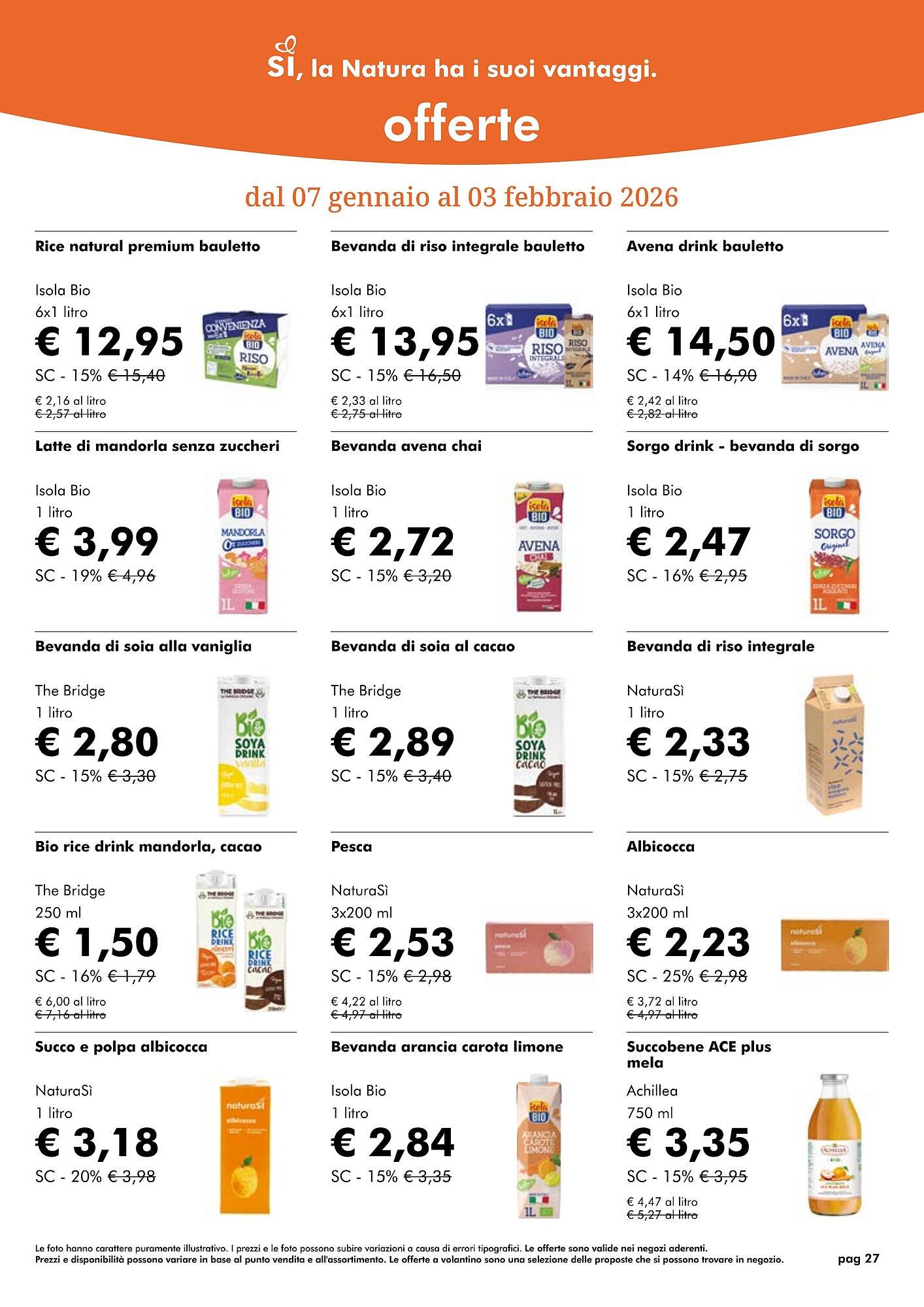 Volantino NaturaSì (2026-01-07 - 2026-02-03)