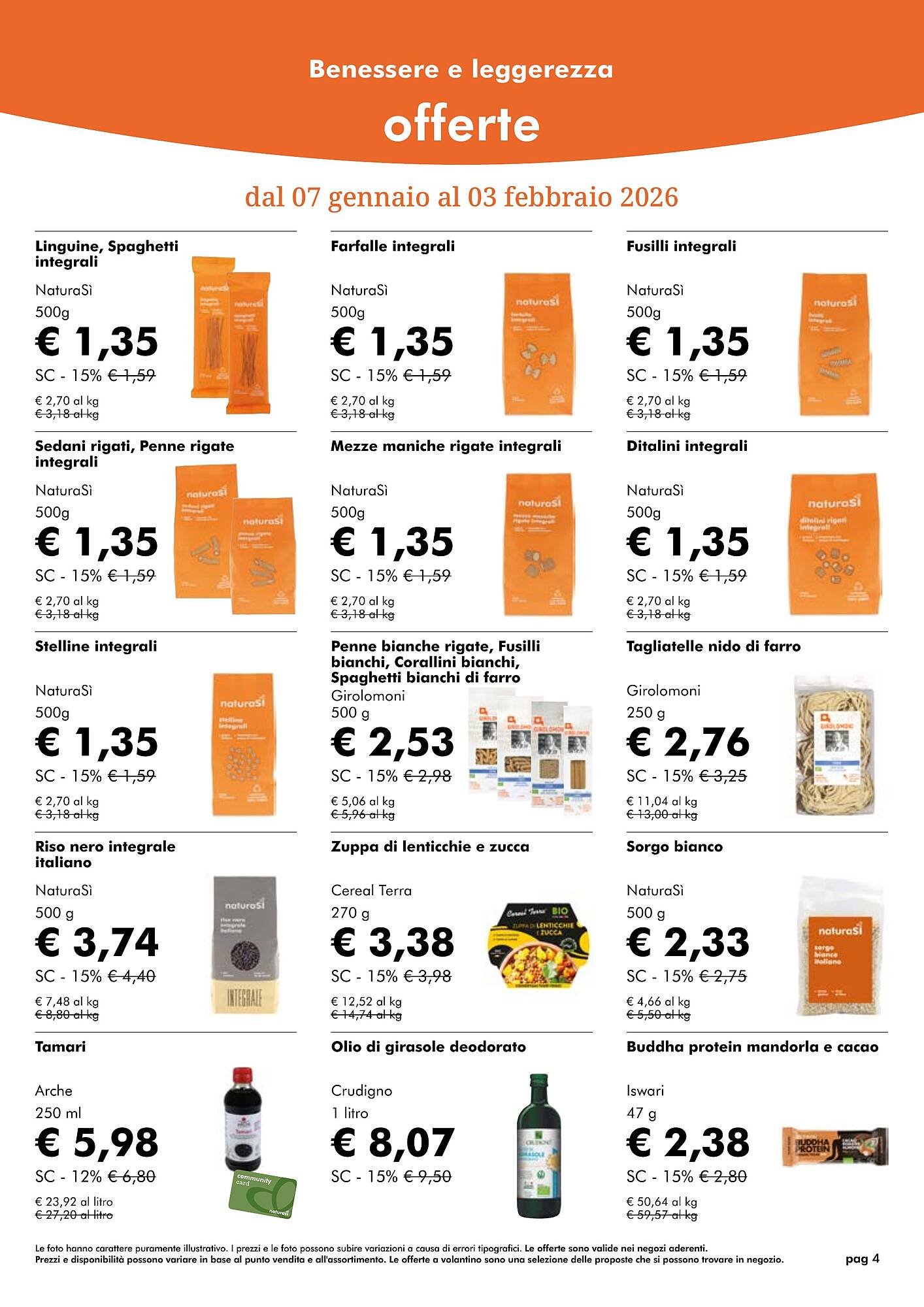 Volantino NaturaSì (2026-01-07 - 2026-02-03)